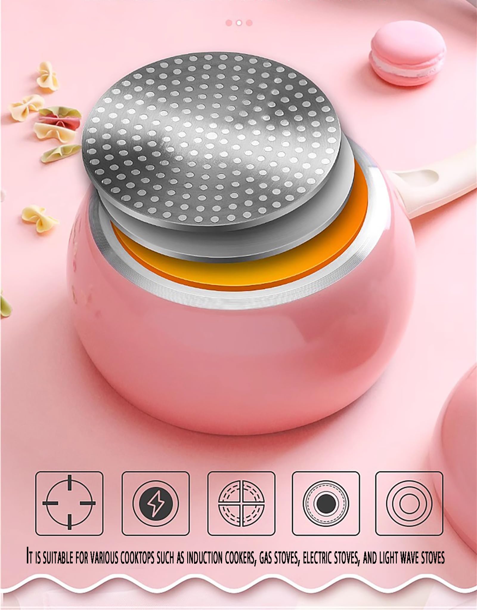 Fruit Tomato Shape Frying Pan Cooking Pot Tomato Shape Cookware Nonstick