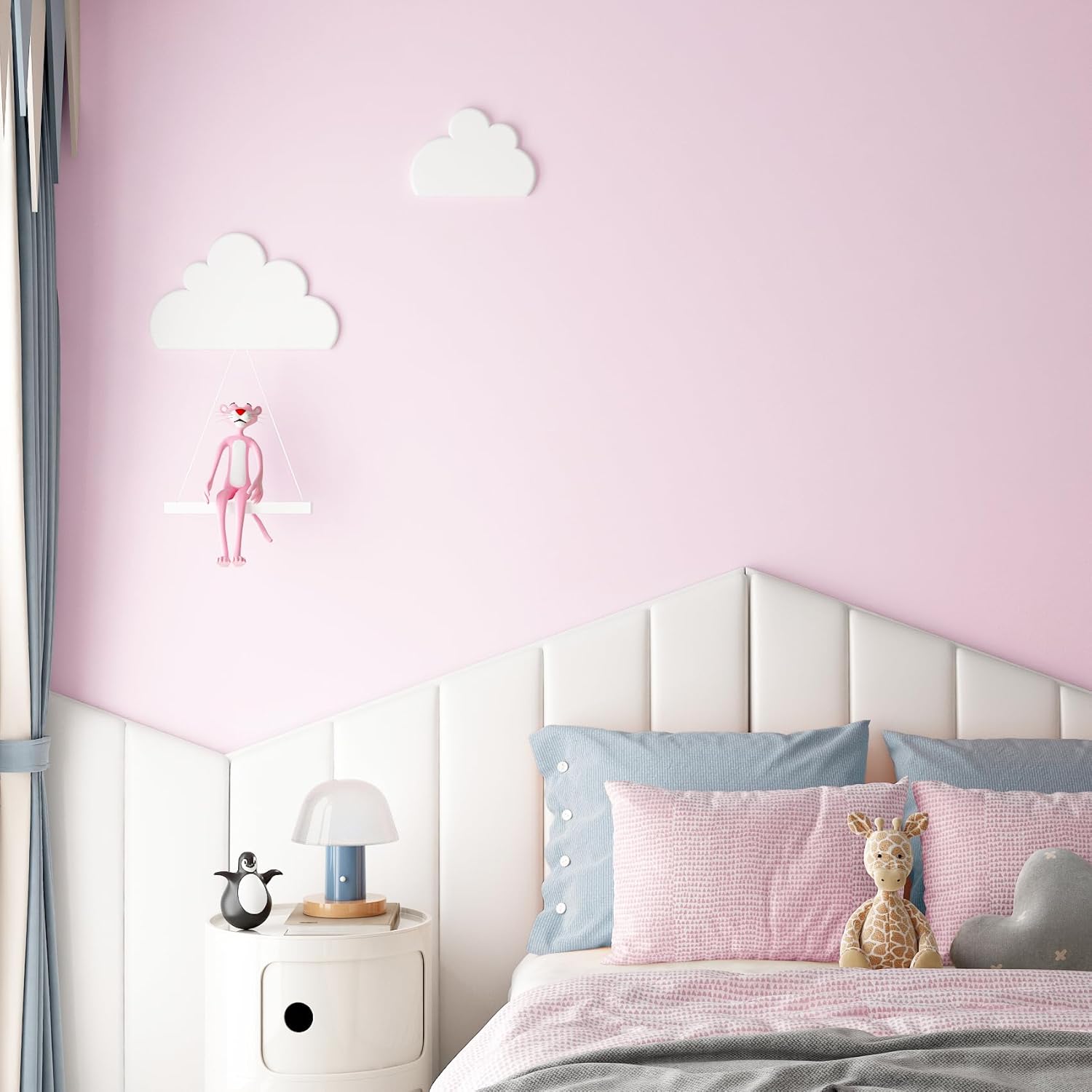 Pink Wallpaper - Pink Peel and Stick Wallpaper l Paper Vinyl Wrap