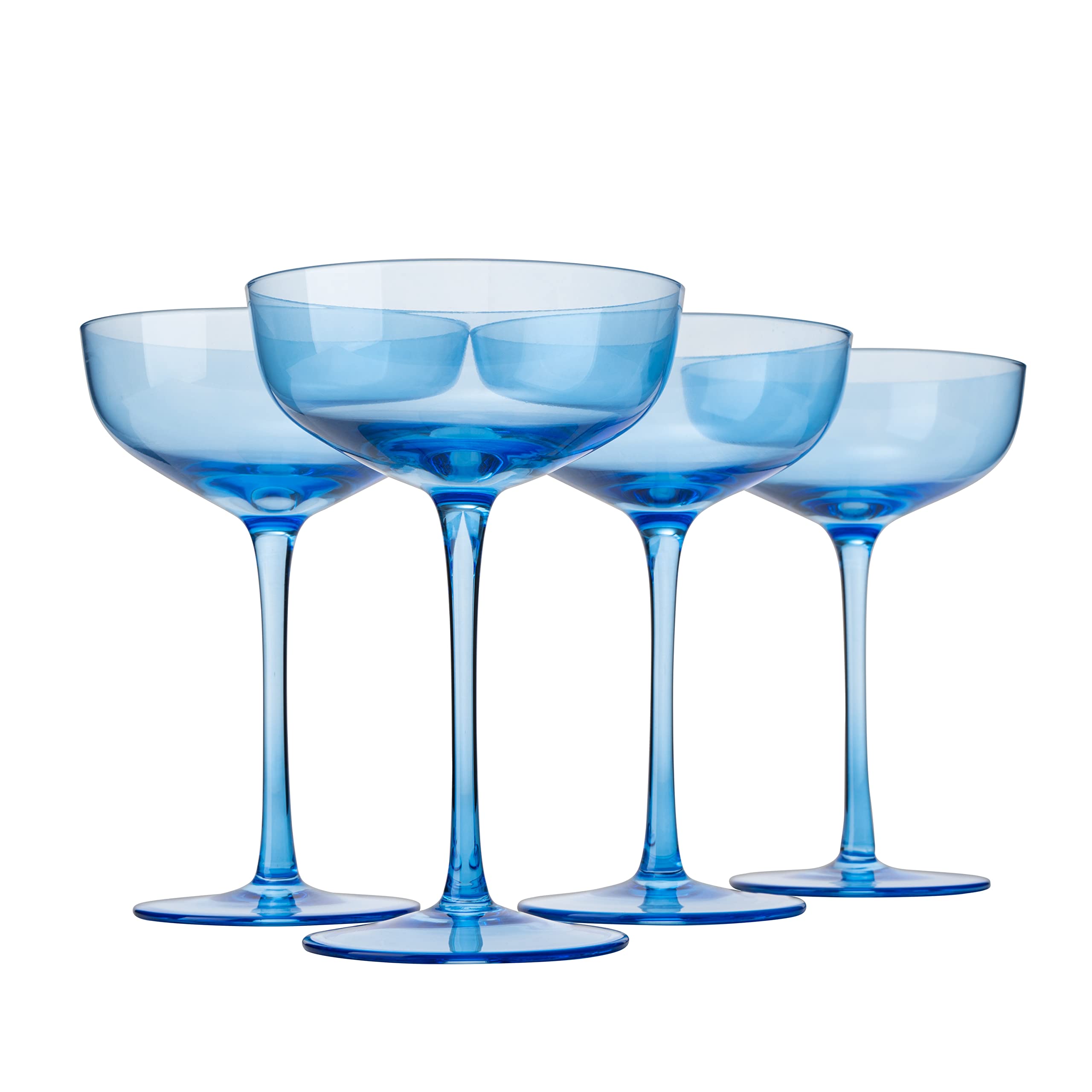 Colored Martini, Champagne and Cocktail Coupe Glass | 7oz
