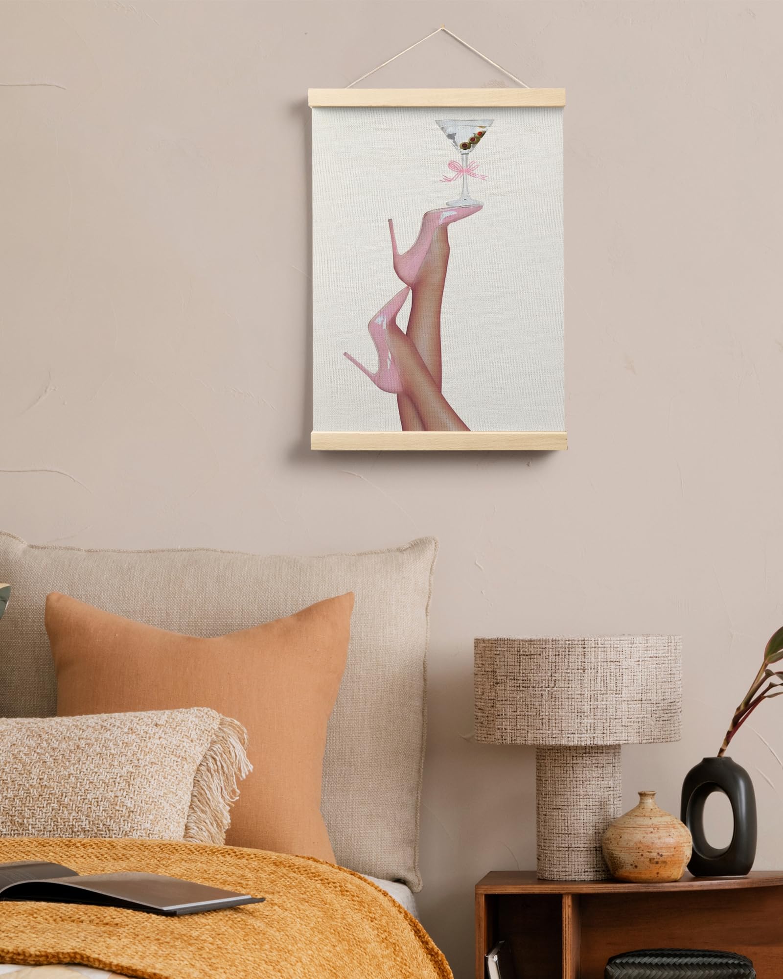 Trendy Preppy Poster Hanger Frame, Aesthetic Wall Art Decor