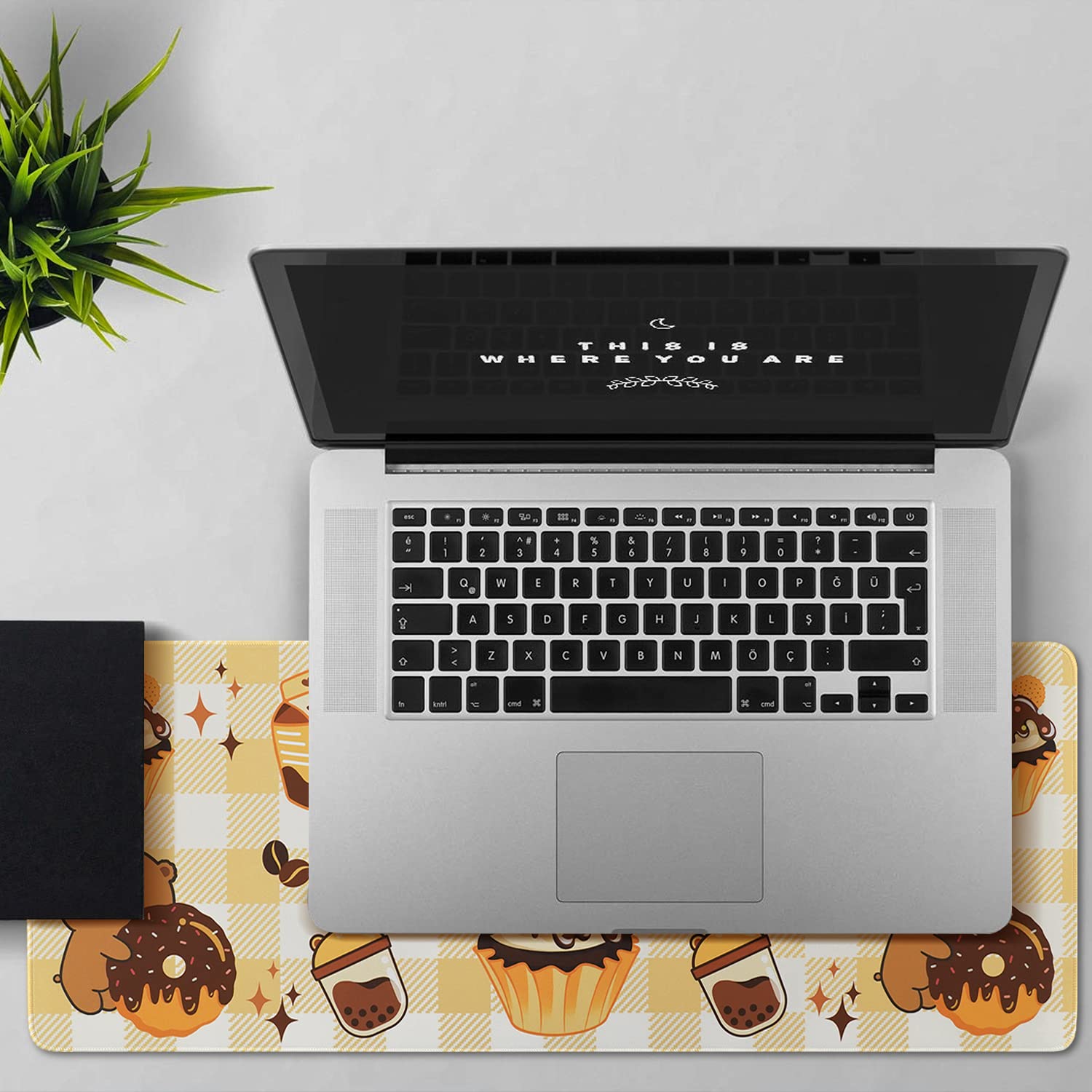 Kawaii Gaming Mouse Pad for Desk, Extended Large 31.5 X 11.8 Inch