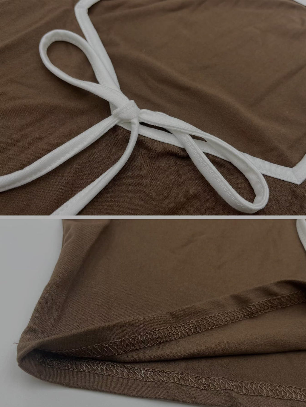 Womens Summer Short Sleeve Bow Square Neck Baby Tees Color Block Basic Crop Tops