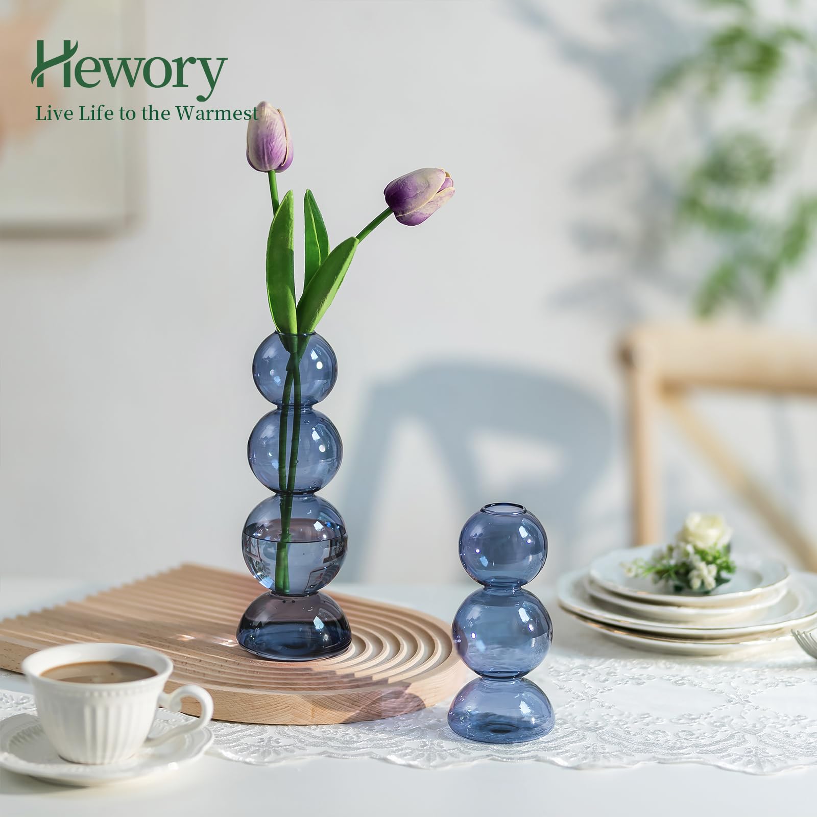Glass Bubble Vases for Flowers