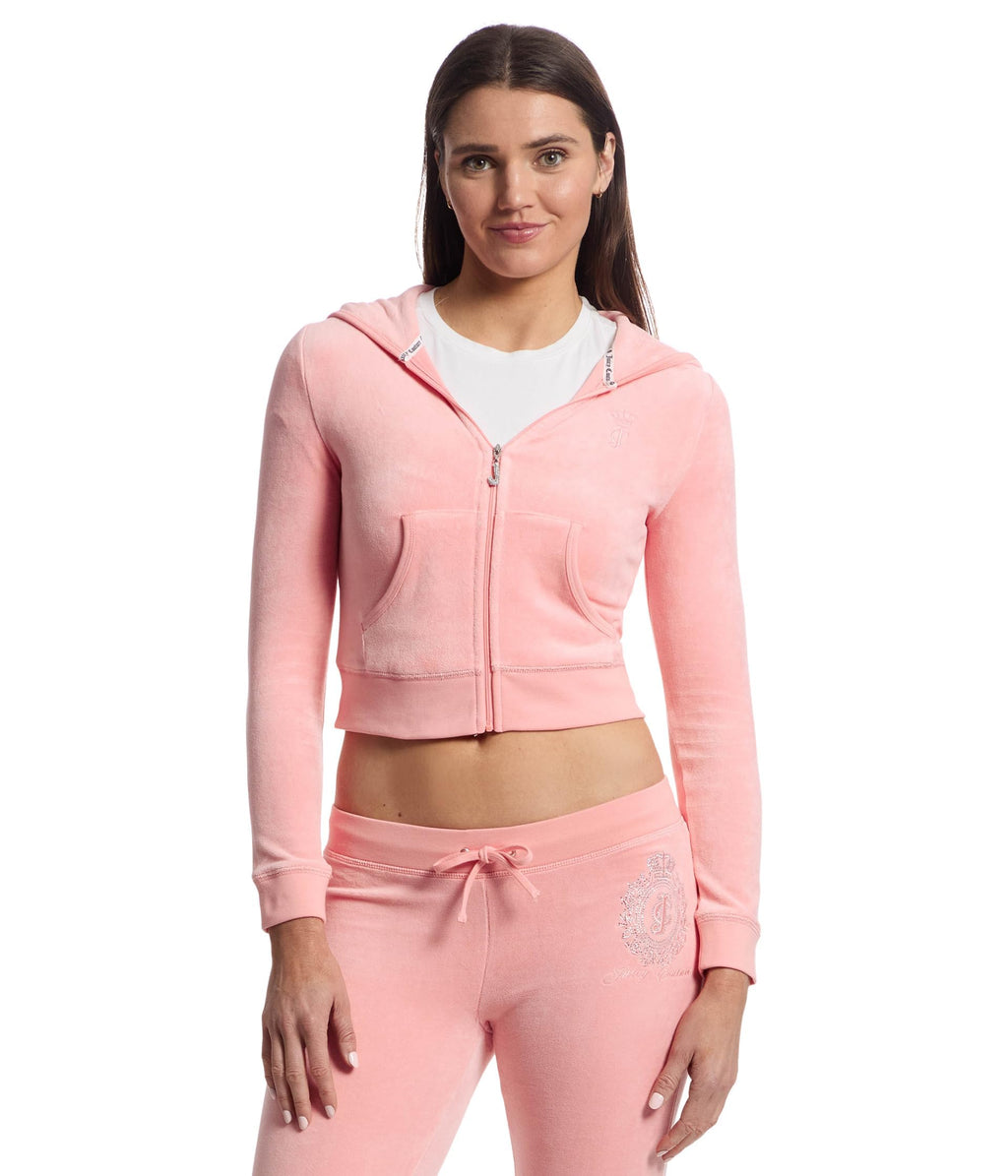 Juicy Couture Women's Heritage Cropped Track Jacket