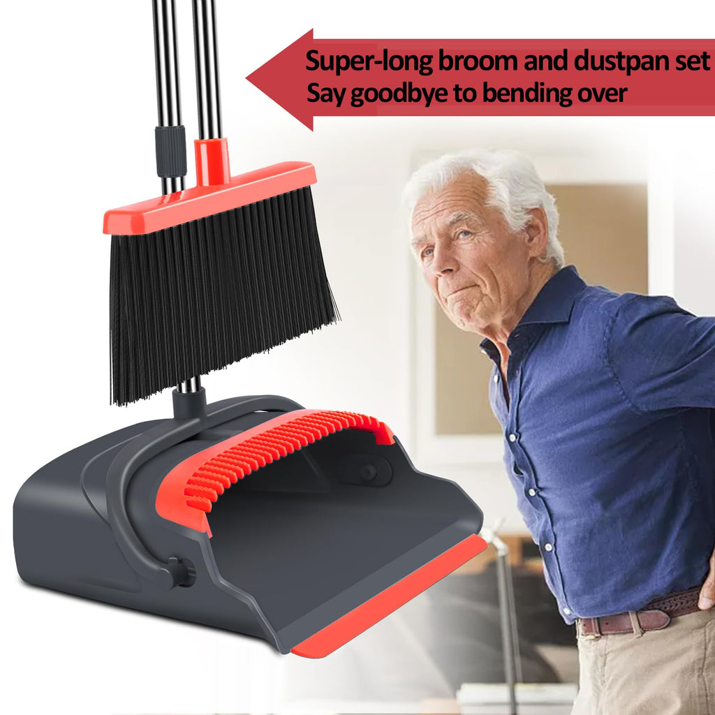 Indoor&Outdoor Broom and Dustpan Set
