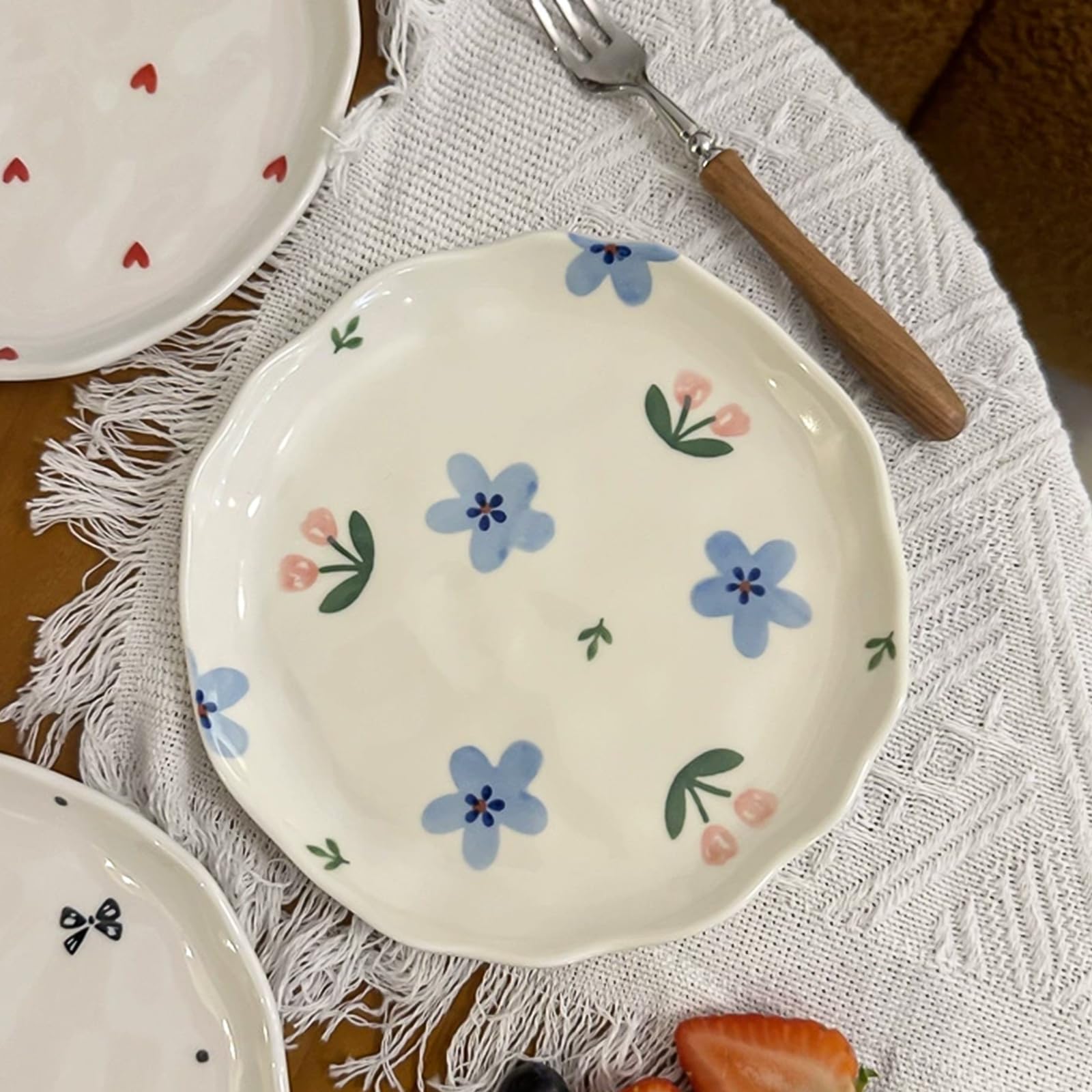 Ceramic Dessert Plates, Cute Creative Dinner Plates Design