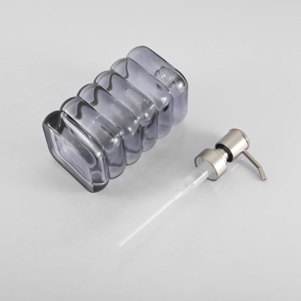 Glass Soap Pump Dispenser, Refillable Soap Dispenser