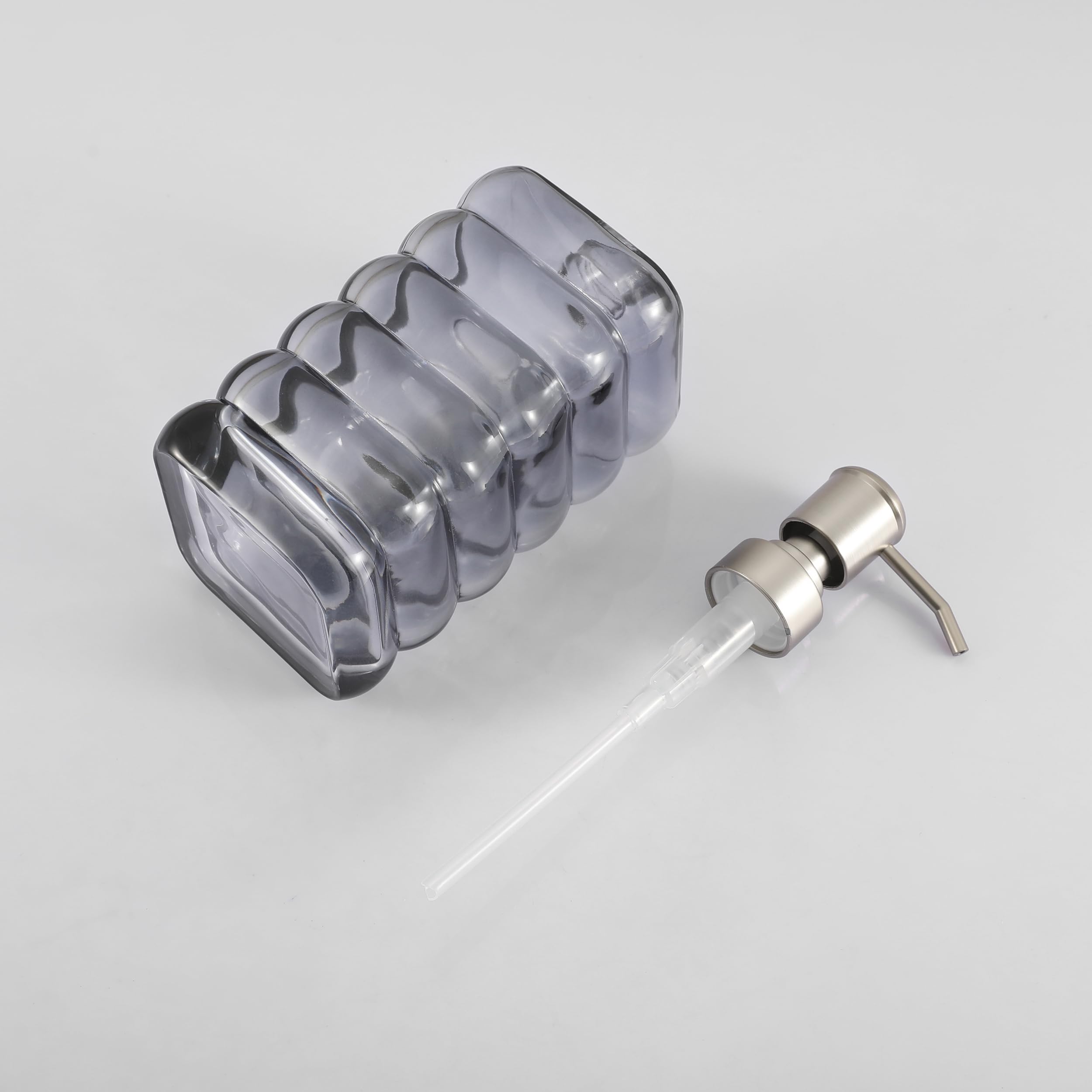 Glass Soap Pump Dispenser, Refillable Soap Dispenser