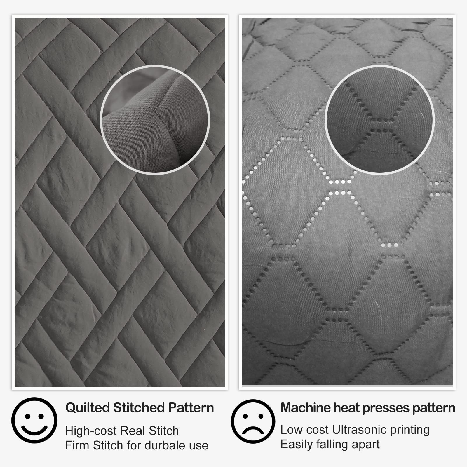 Quilt Size Lightweight Quilt for Summer Ultra-Soft Microfiber Modern Style Quilted Clouds Pattern Bedspread Quit Set 3 Pieces(1 Quilt and 2 Pillow Shams)