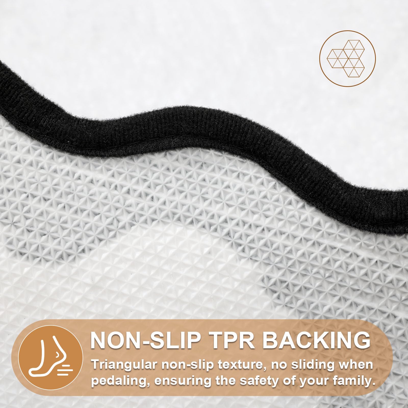 Cute Scalloped Bath Mat, Fun Plush Microfiber Scallop Bathroom Rugs Non Slip Washable Quick Dry Absorbent