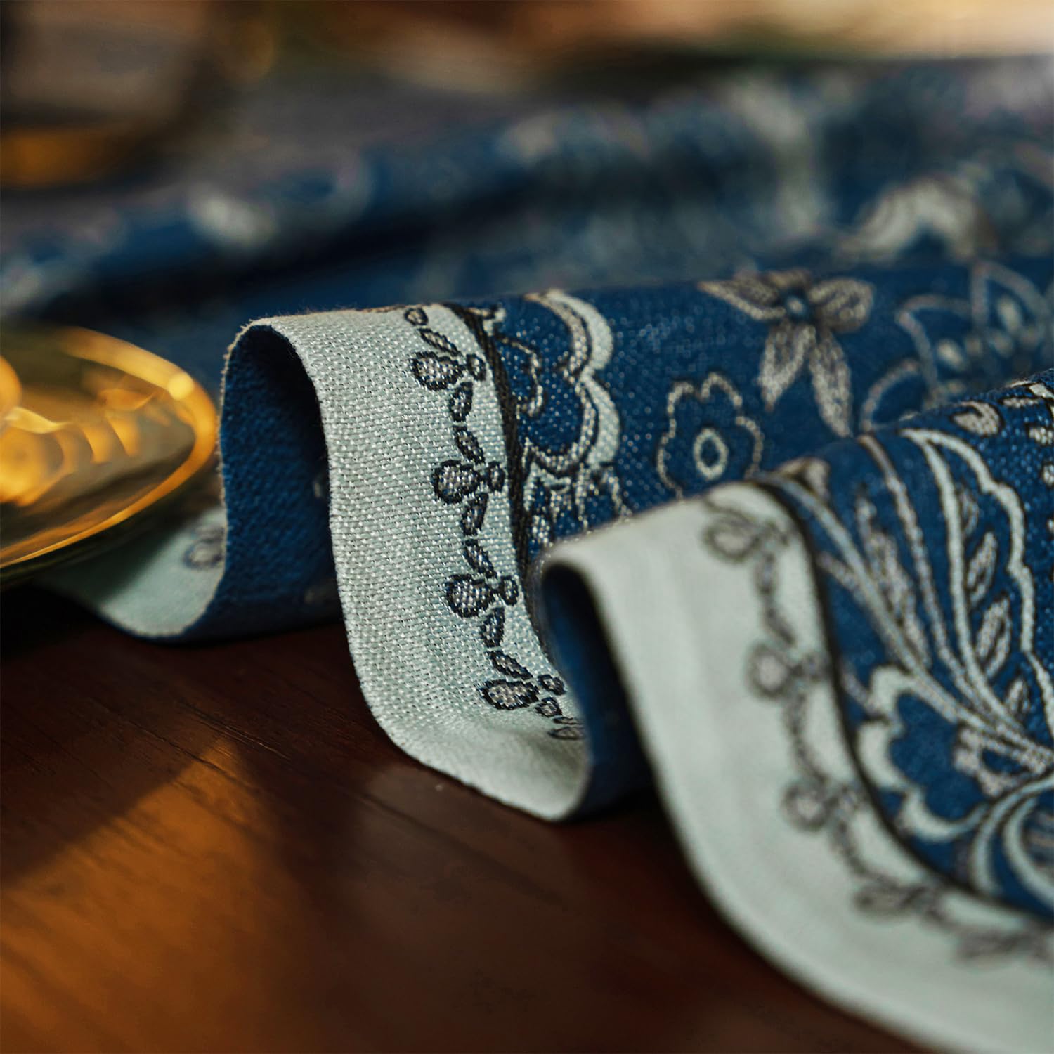 Retro-Luxury Tassels Table Runner Series for Kitchen Dining Table