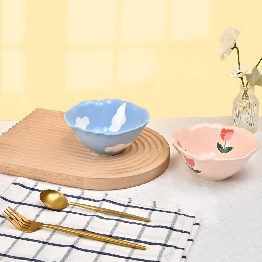 Ceramic Floral Cute Bowl