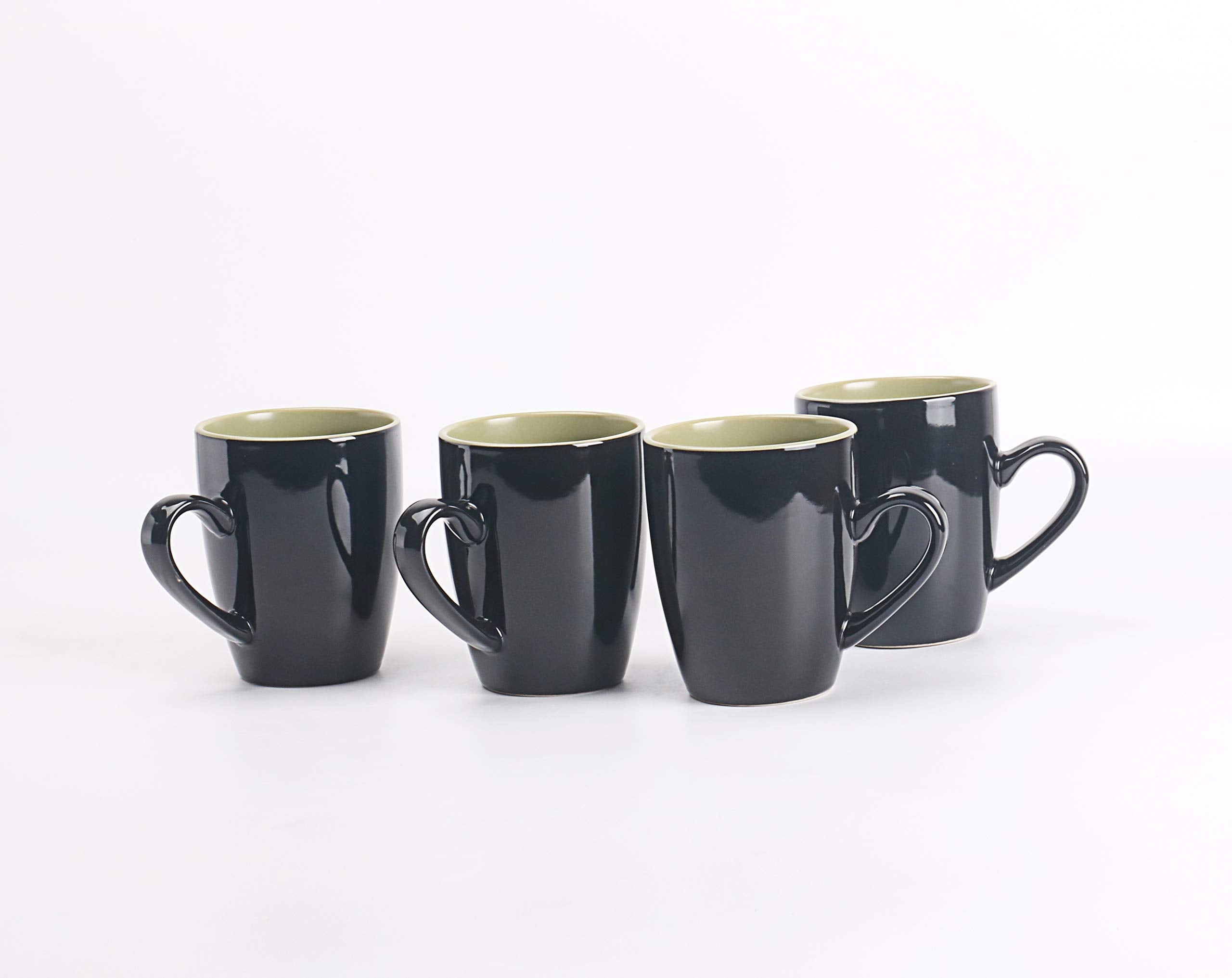 Stoneware Two-Tone Colors Life 12pc Dinner Set