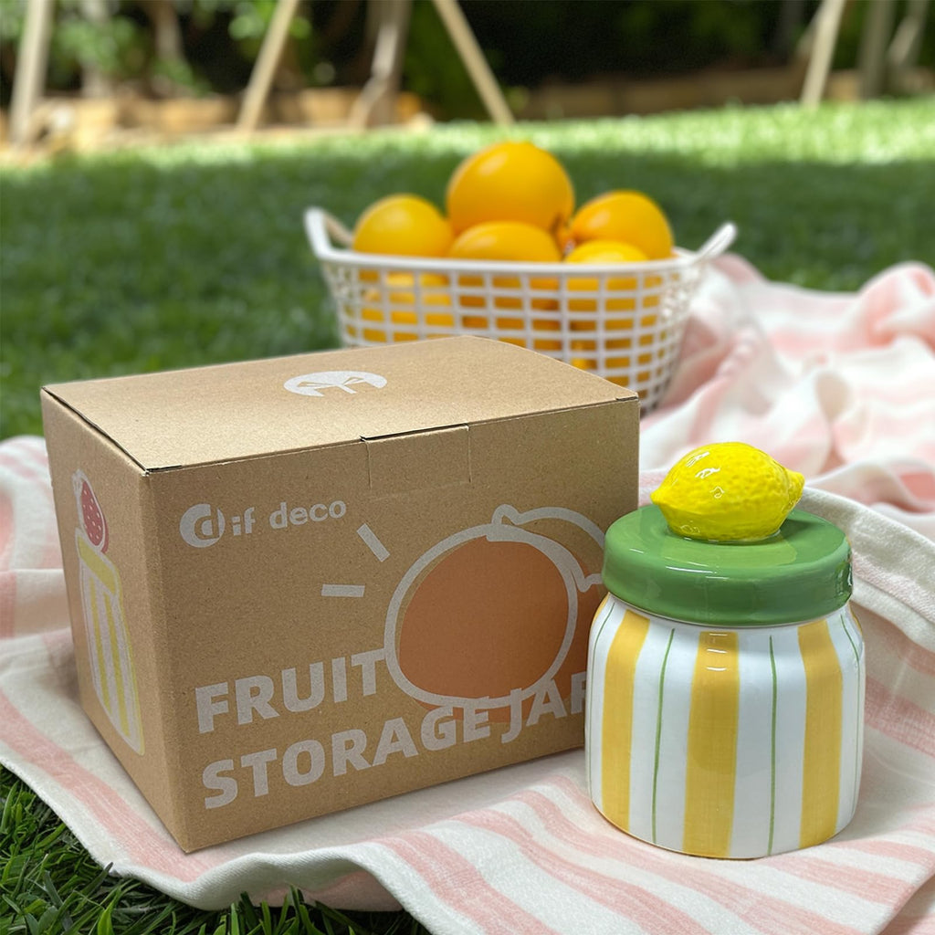 Cookie Jars with Lid Airtight, Hand Painted Ceramic