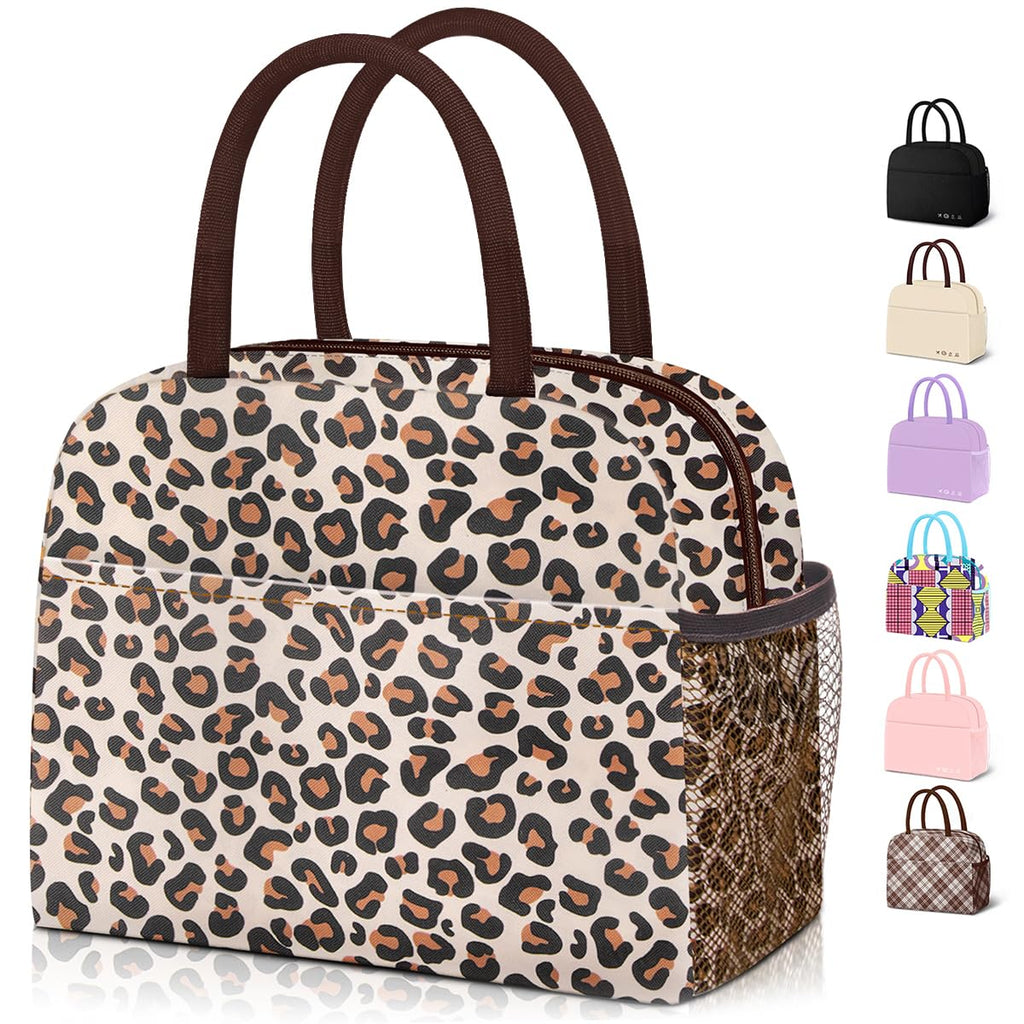 Reusable Insulated Lunch Tote Bag,Leakproof Food Handbags Case High Capacity