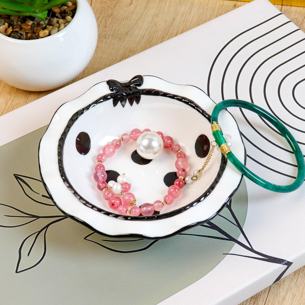 Cute Ceramic Bowls Porcelain Dessert Bowl Suitable (5 Inch)