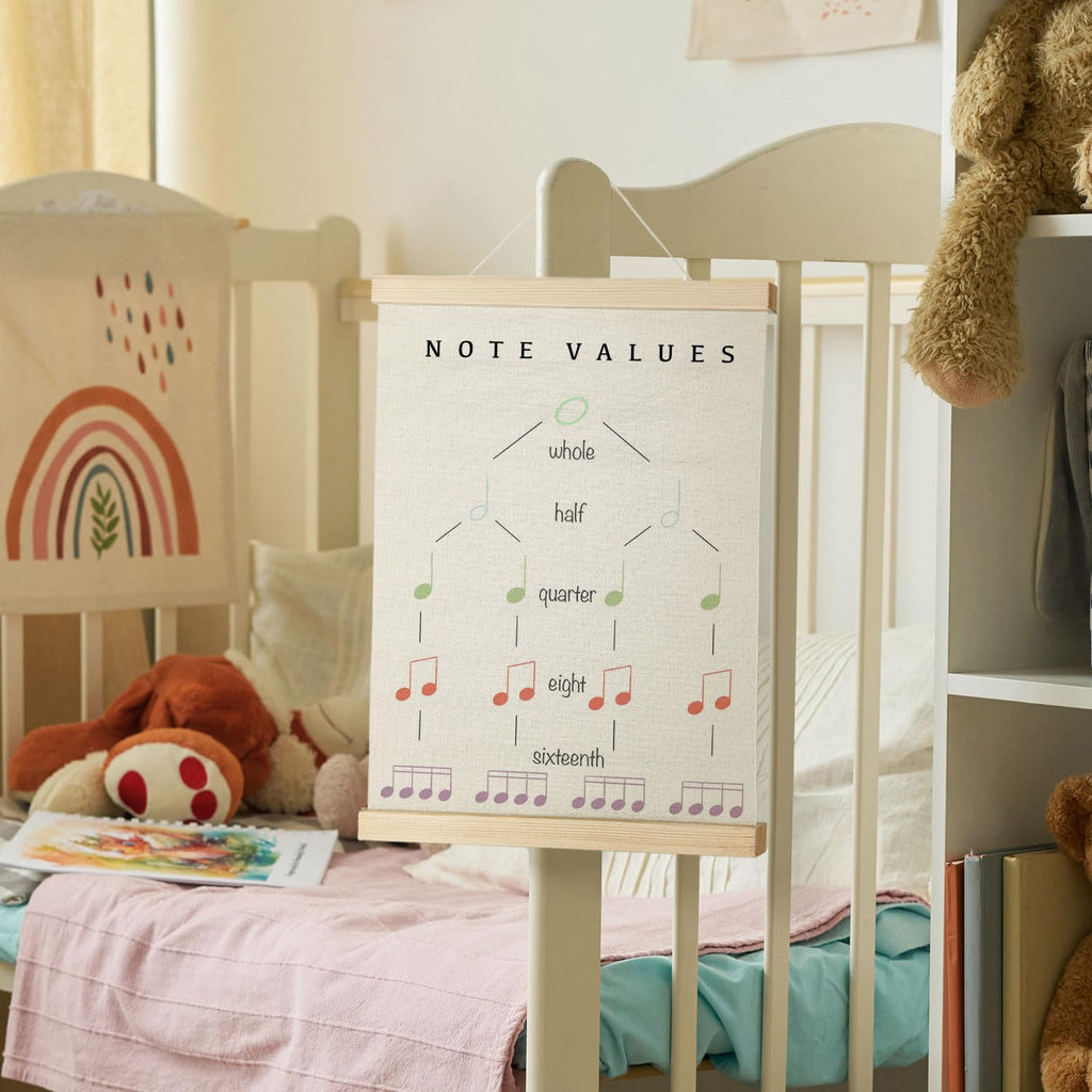 Coquette Teacher Wall Decor - Preppy Teacher Wall Art with Wooden Poster Hanger, for Office & Classroom, 12x16 Inch