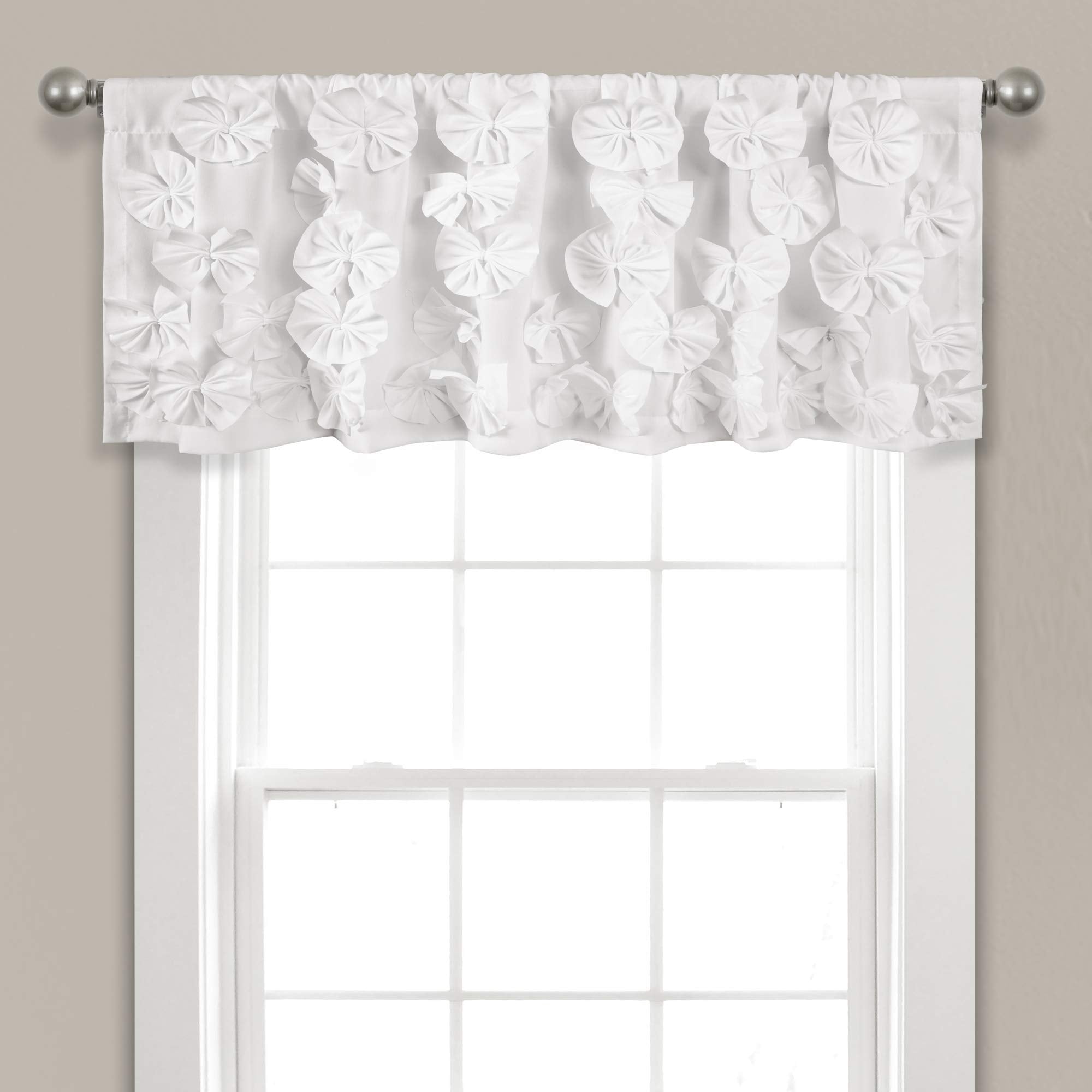 Charming Handmade Bow Details - Elegant Light Filtering Curtains