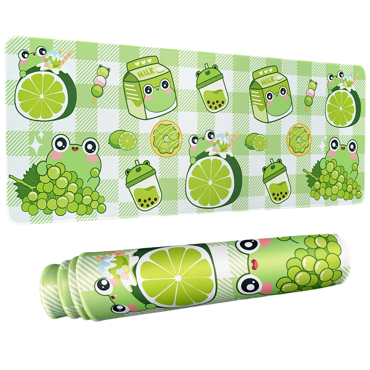 Kawaii Gaming Mouse Pad for Desk, Extended Large 31.5 X 11.8 Inch