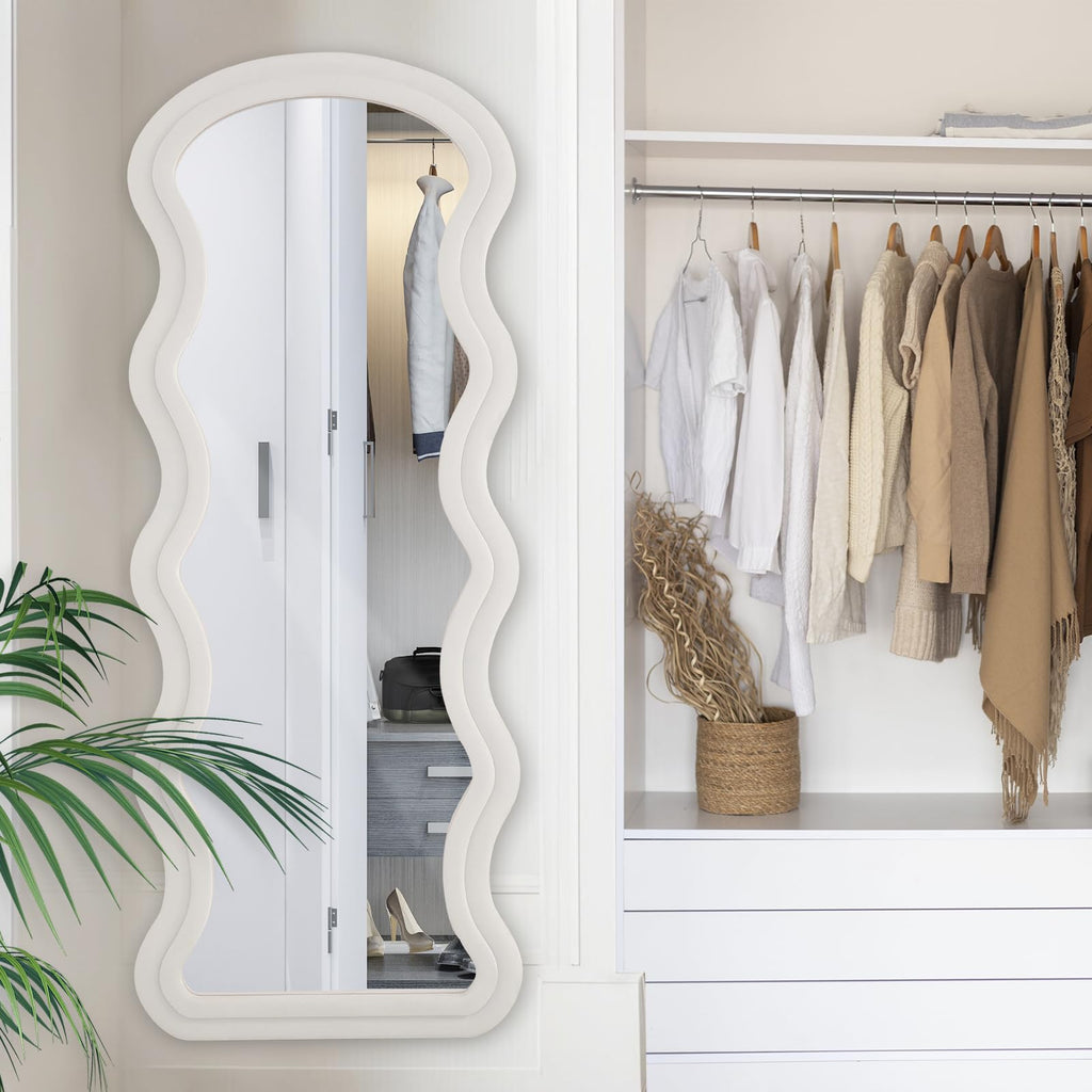 Irregular Full Body Mirror Wall Mounted Floor Mirror