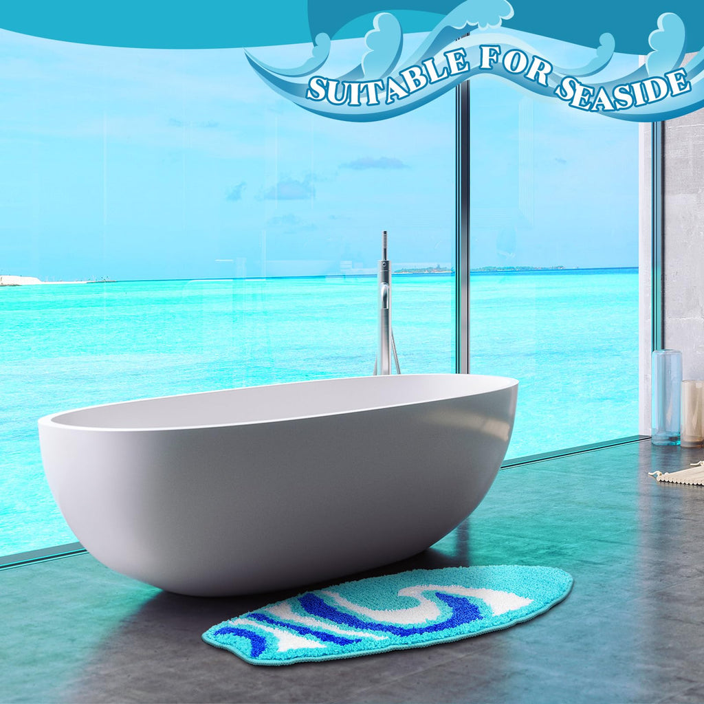 Flower Shower Mat Summer Bathroom Rug Flower Shape Shower Mat Door Cute Bath Summer Bathroom Decoratio Non Slip Washable Bath Rug