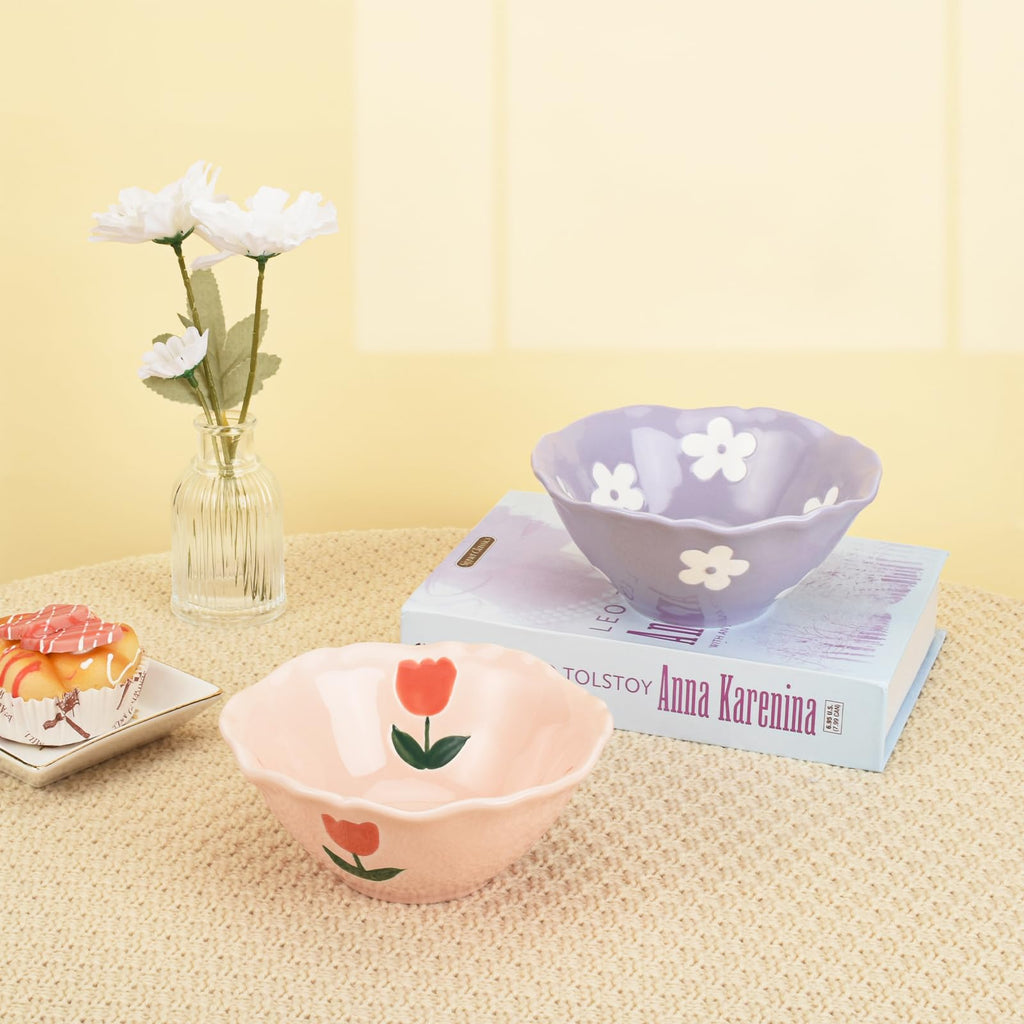 Ceramic Floral Cute Bowl