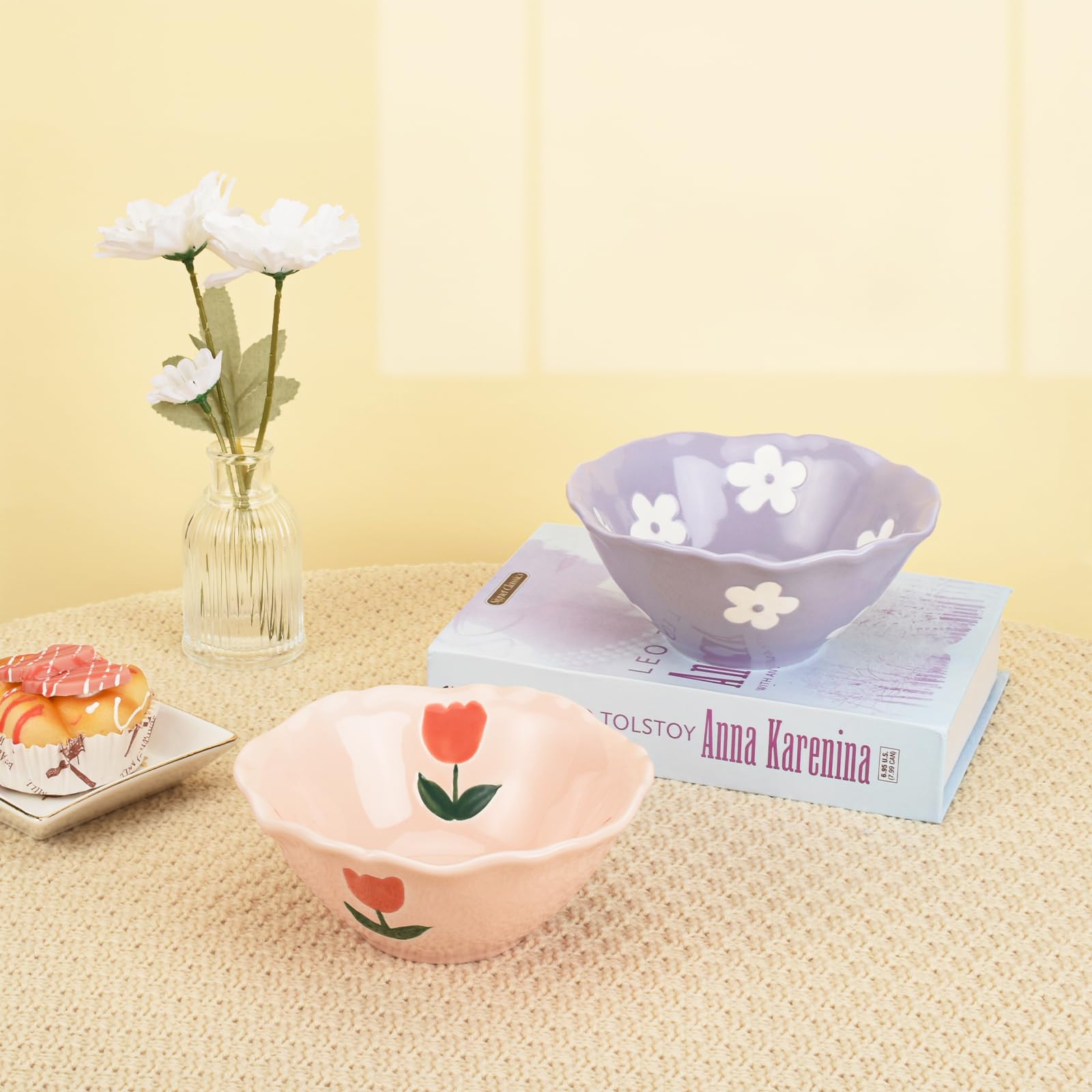 Ceramic Floral Cute Bowl