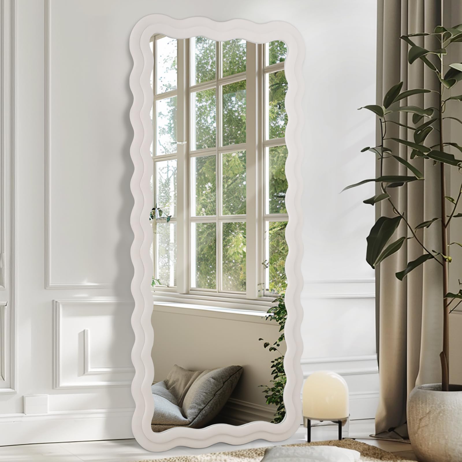 Irregular Full Body Mirror Wall Mounted Floor Mirror