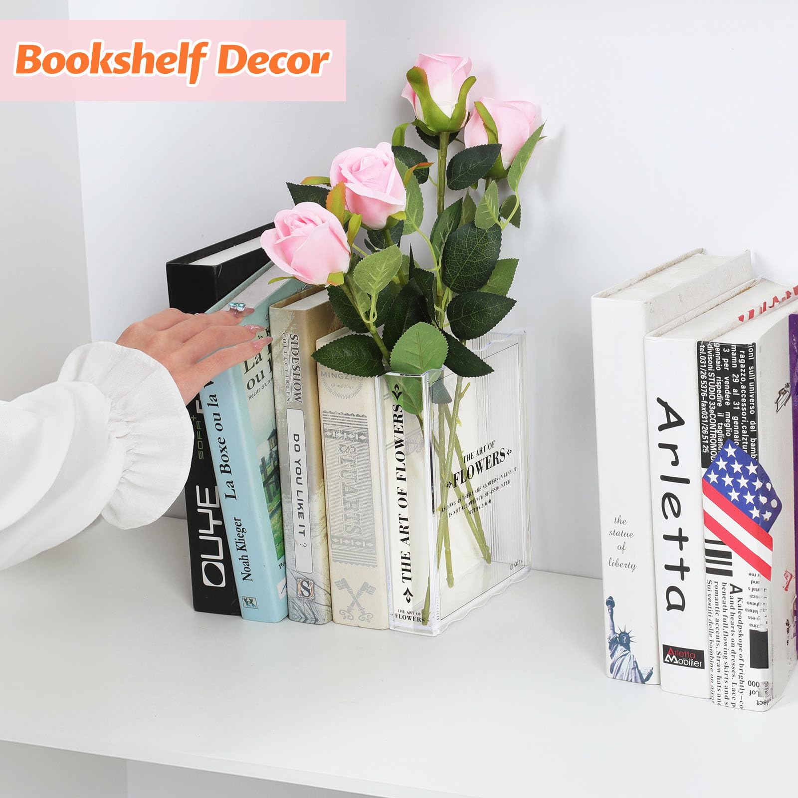 New Book-Shaped Flower Vase â€?Aesthetic Decor