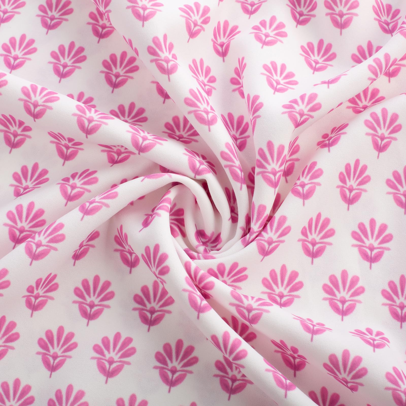 Kate Kasin Women's Summer Floral Boho Dresses Casual Square Neck Smocked Flowy Tiered Beach Midi Dress with Pockets