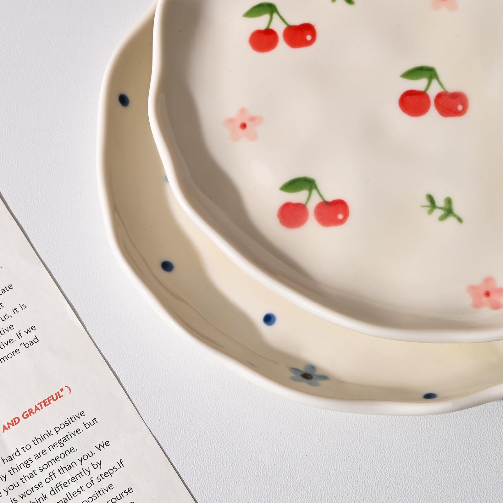 Ceramic Dessert Plates, Cute Creative Dinner Plates Design