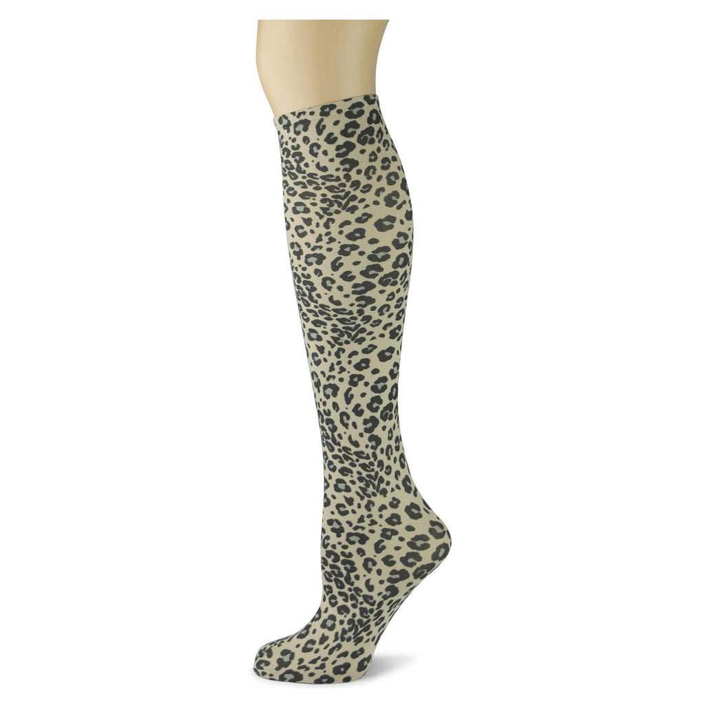 Women's 3 Pairs Knee High Trouser Socks, Classy and Colorful Printed Patterns, Silky Smooth Material