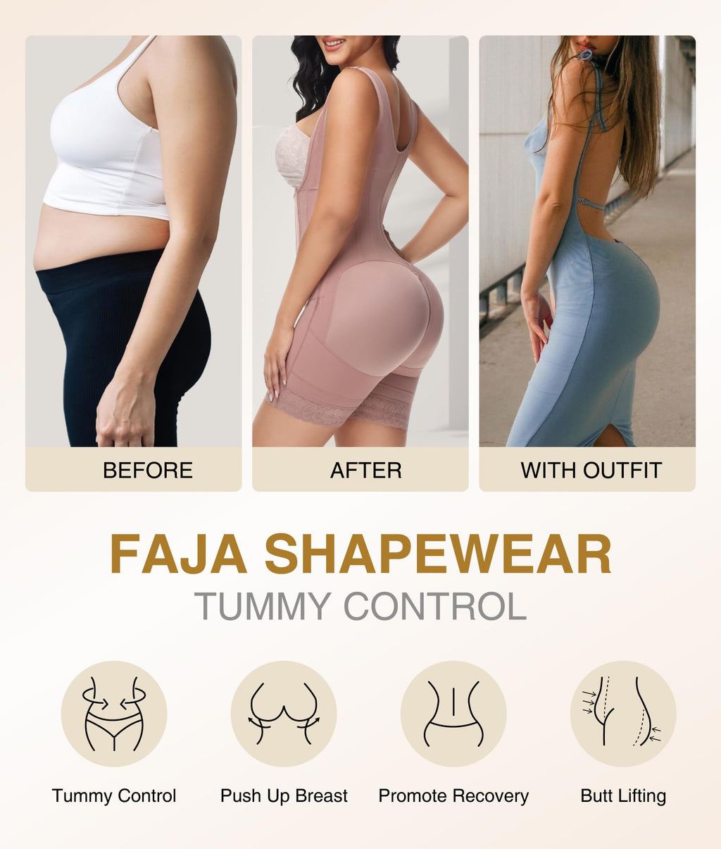 Shapewear Tummy Control Body Shaper Girdles Post Surgery Compression Garment