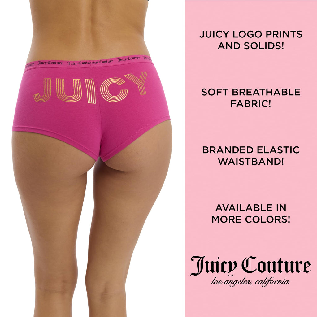 Juicy Couture Women's Cotton Underwear Set 5 Pack
