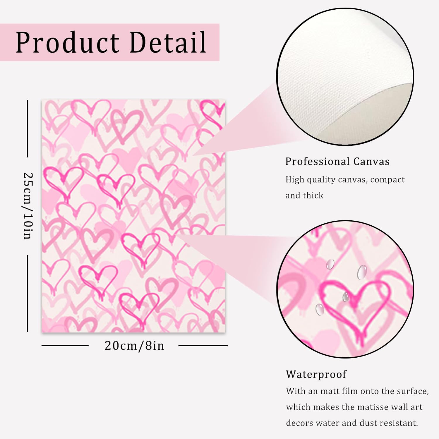 Pink and Orange Preppy Wall Art Queen Poker Halo Angel Digital Poster Tiger Heart You Look Good Yk2 Print Fashion Preppy Canvas Unframed Size: 8x10 inches 6 Pieces