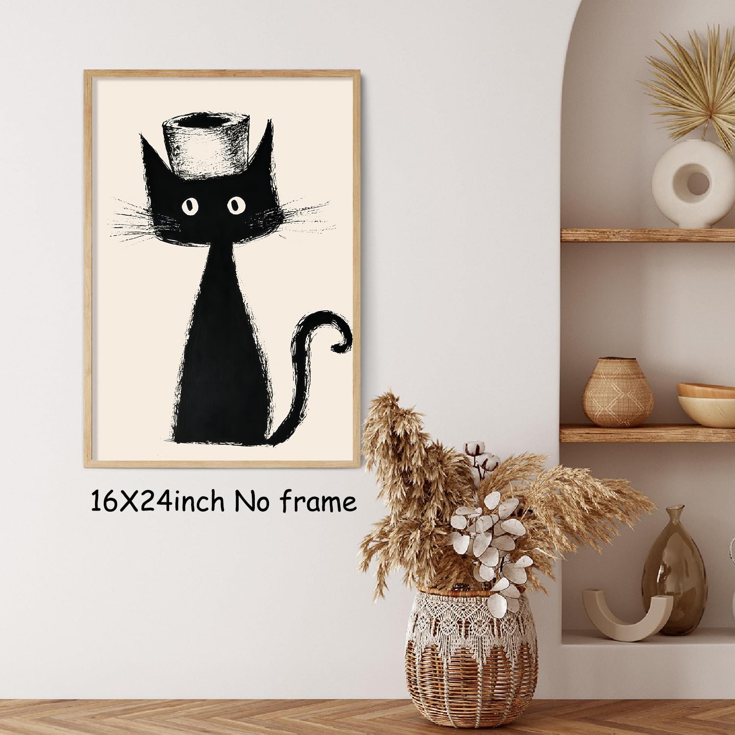 Wall Aesthetic Art - Animal Pictures Wall Decor Trendy Animal Art 16x24in Unframed