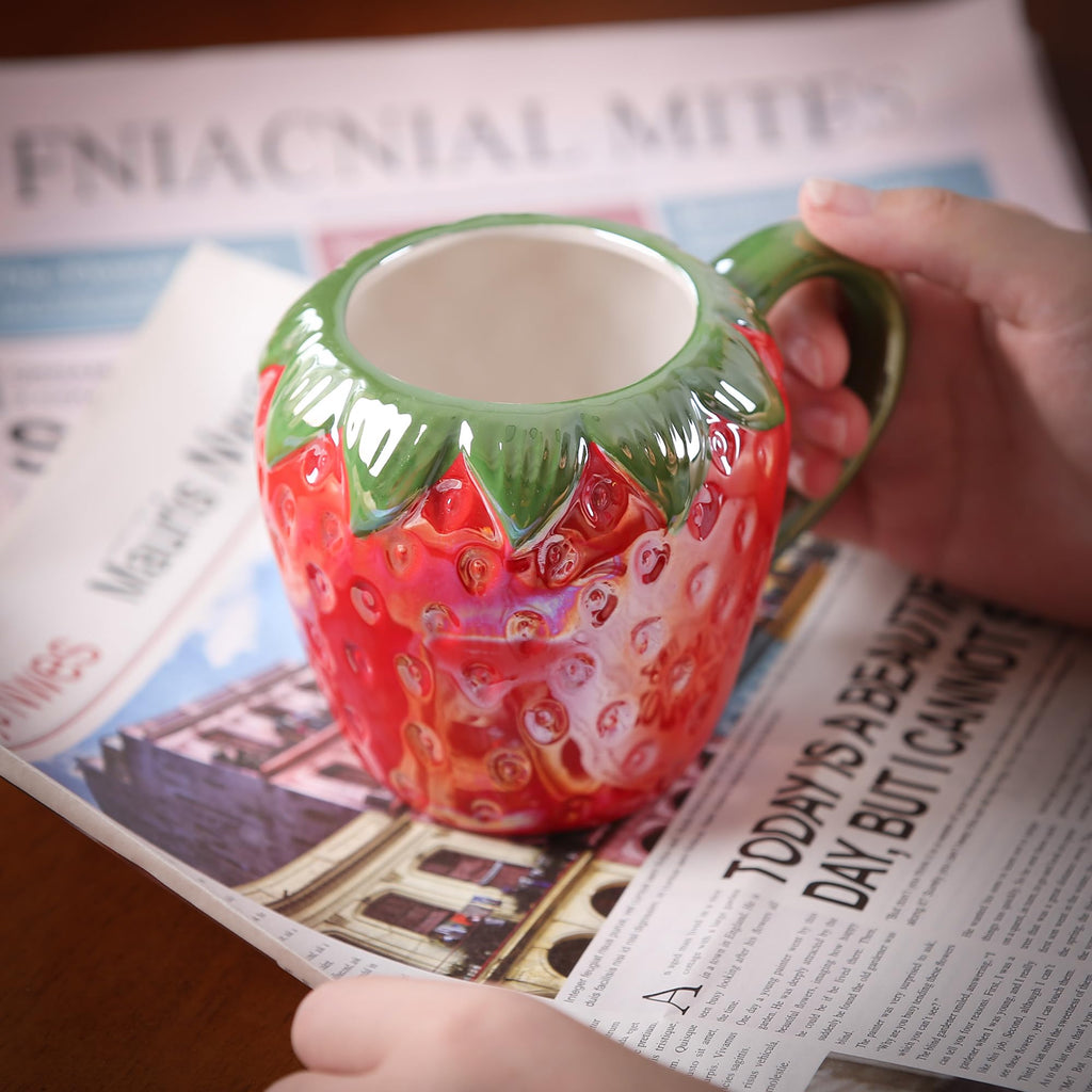 Ceramic Creative Porcelain Fruit Cup with Handle