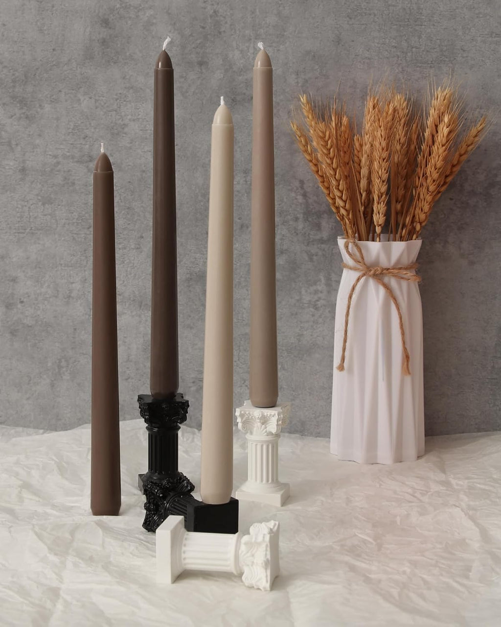 Taper Candles Unscented Smokeless Long Tall Tapered Candle for Candlesticks SticksHome Decor Dinner