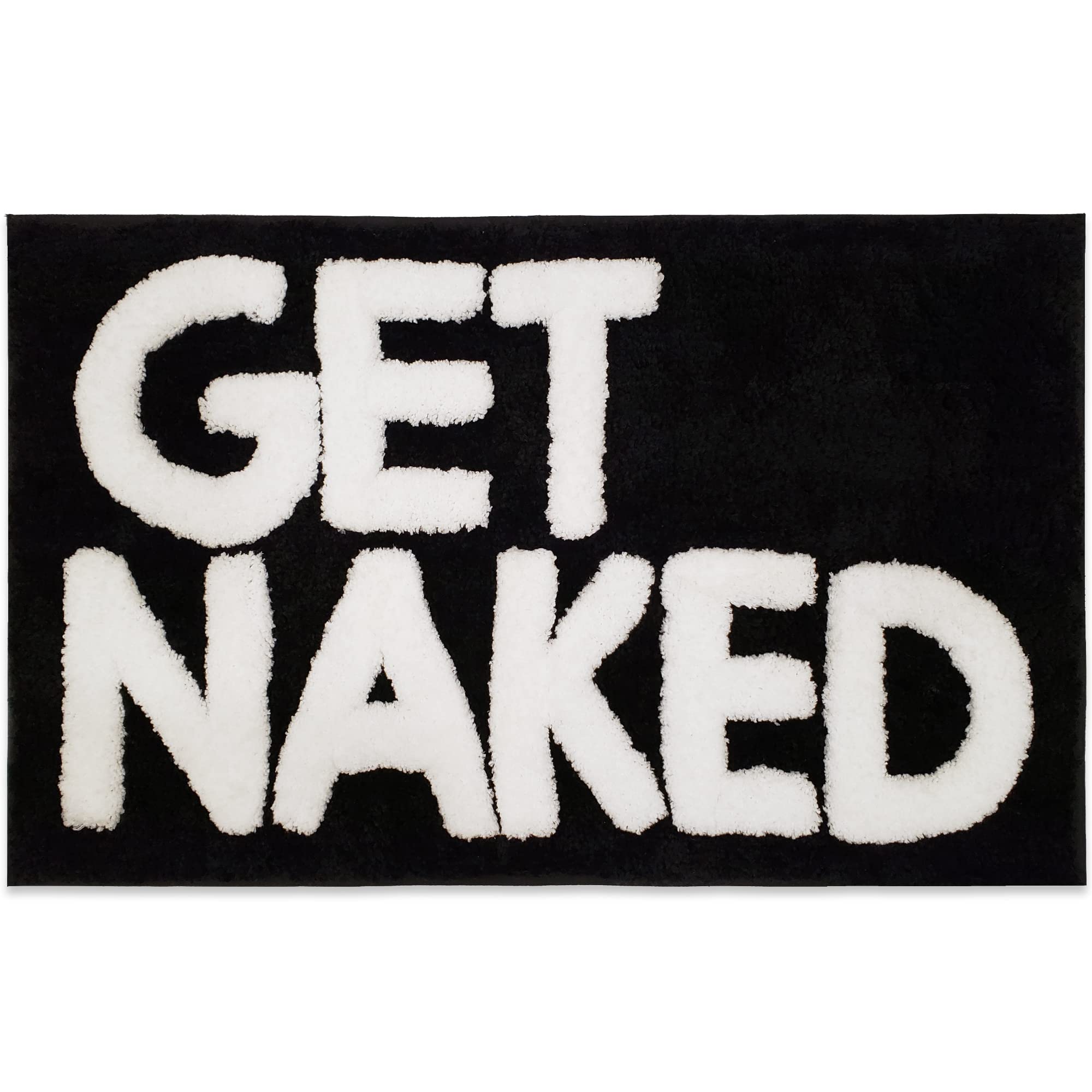 Get Naked Bath Mat - Cute Bathroom Rugs 31" x 20"
