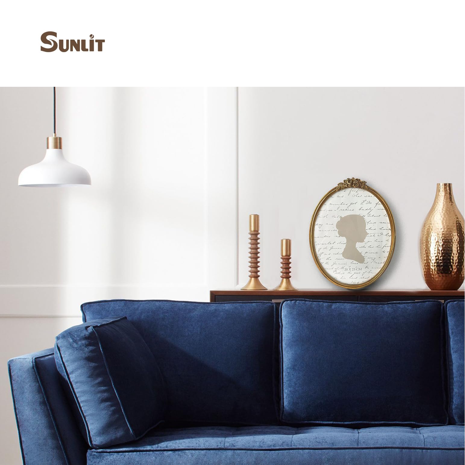 Vintage Picture Frame, Oval Antique Photo Frames with Glass Front, Luxury Photo Display, Tabletop Wall Hanging