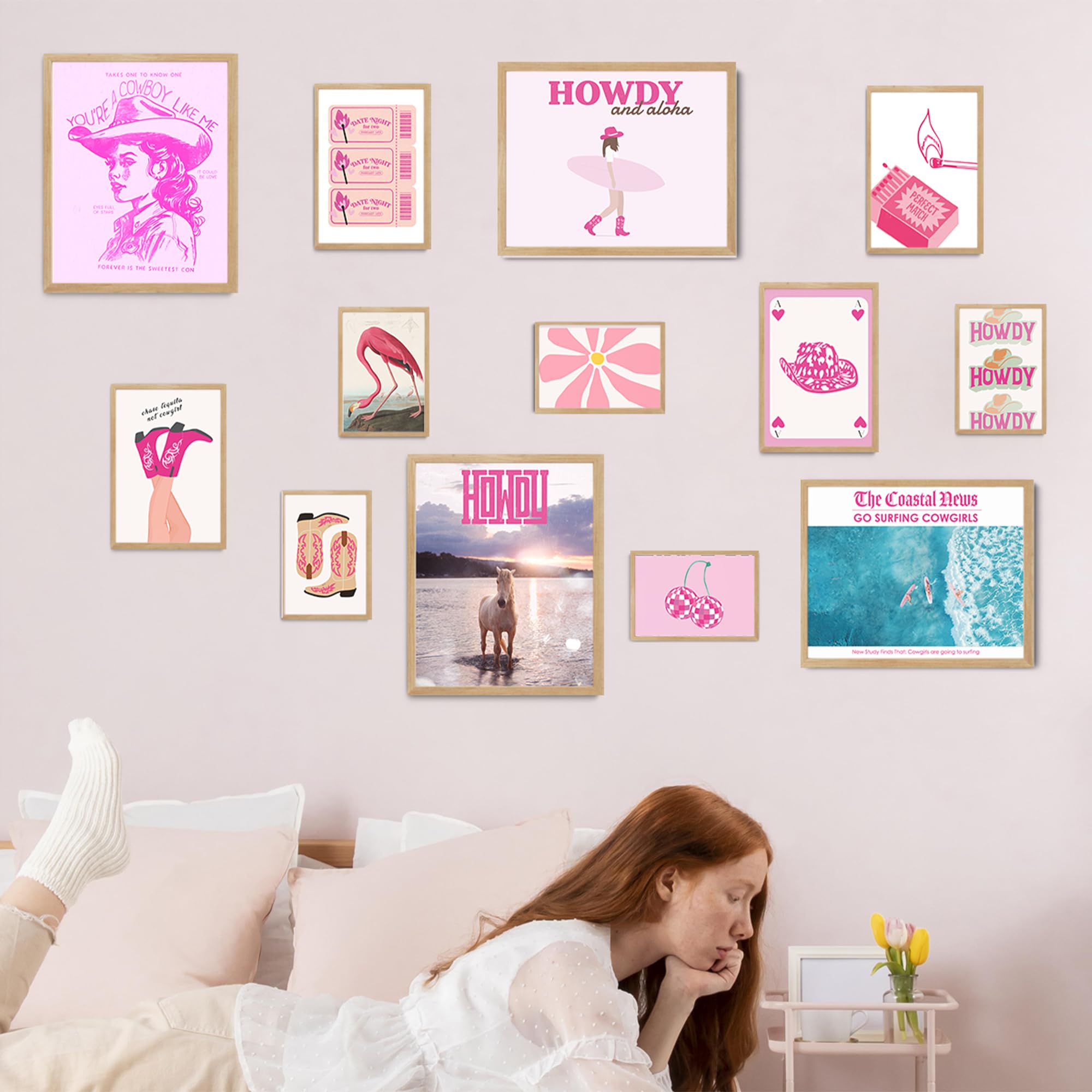 Preppy Aesthetic Wall Collage Kit â€?Cute Posters for Girls' Bedroom Decor
