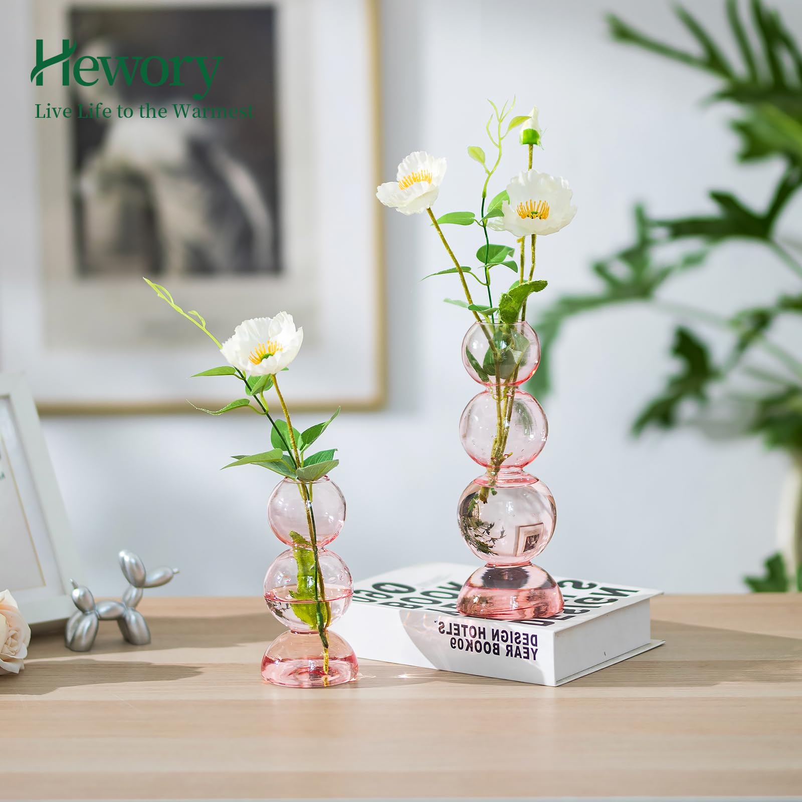 Glass Bubble Vases for Flowers