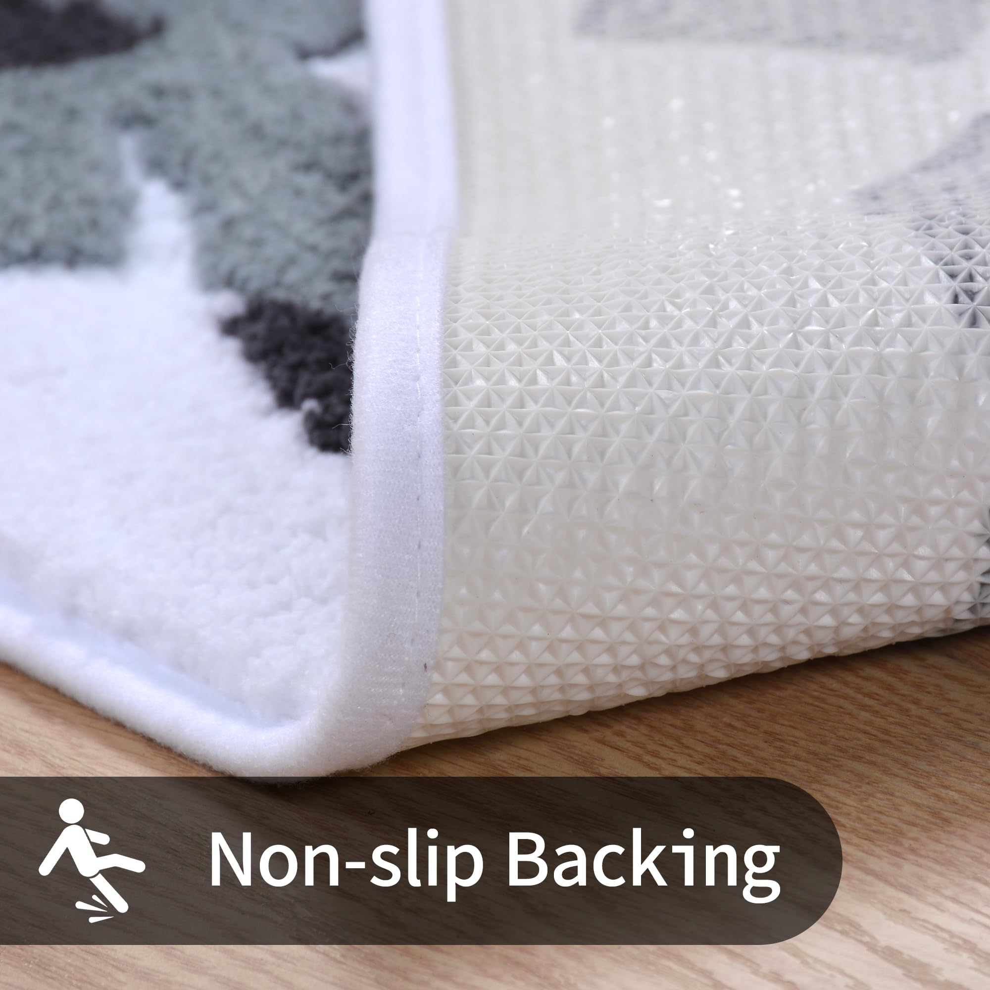 Coquette Bow Bath Mat Cute Bathroom Rugs Non Slip Absorbent Bath Rugs Bathroom Decor Machine Washable Floor Mats for Bathroom Tub Shower