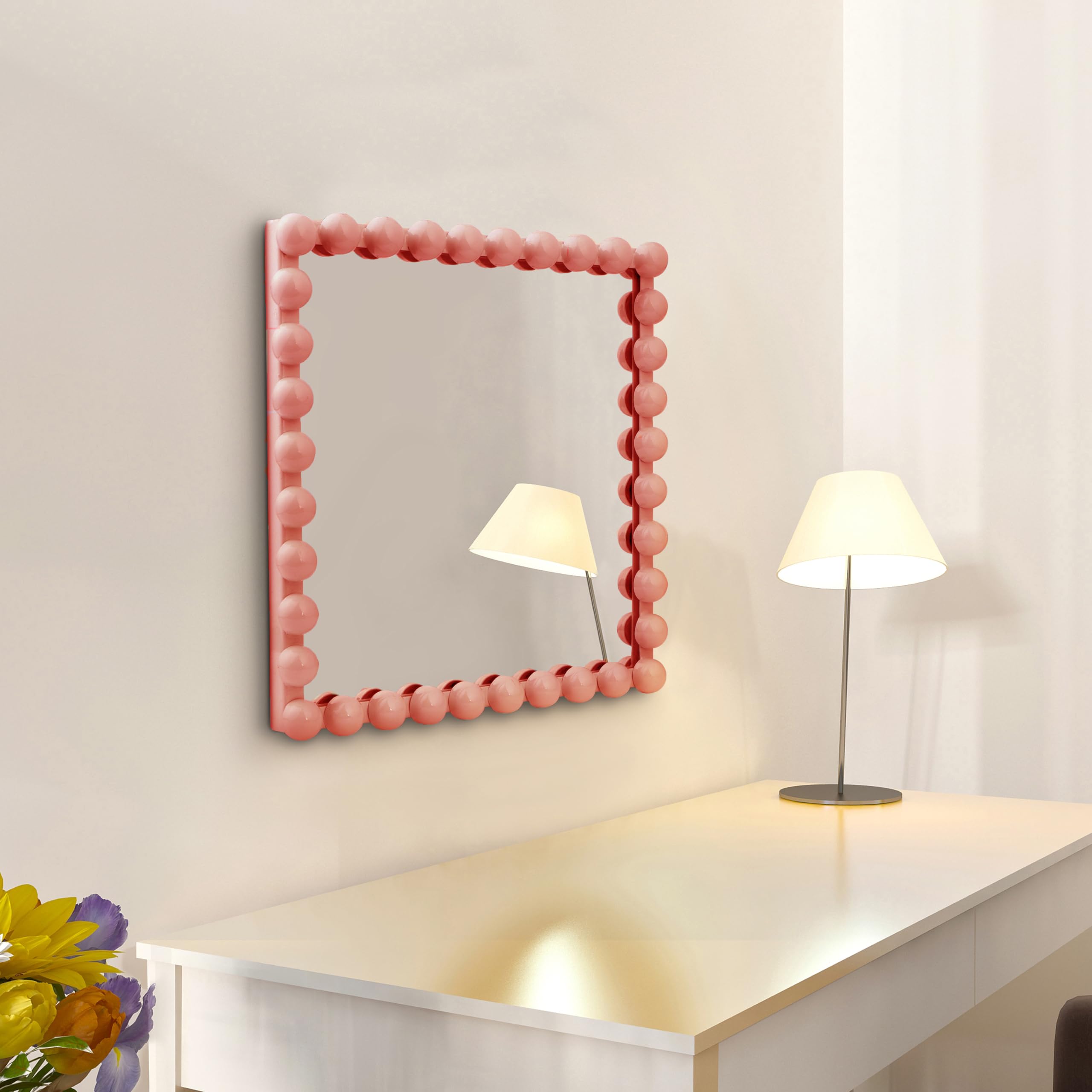 Wall Maunted Mirror, Metal Frame