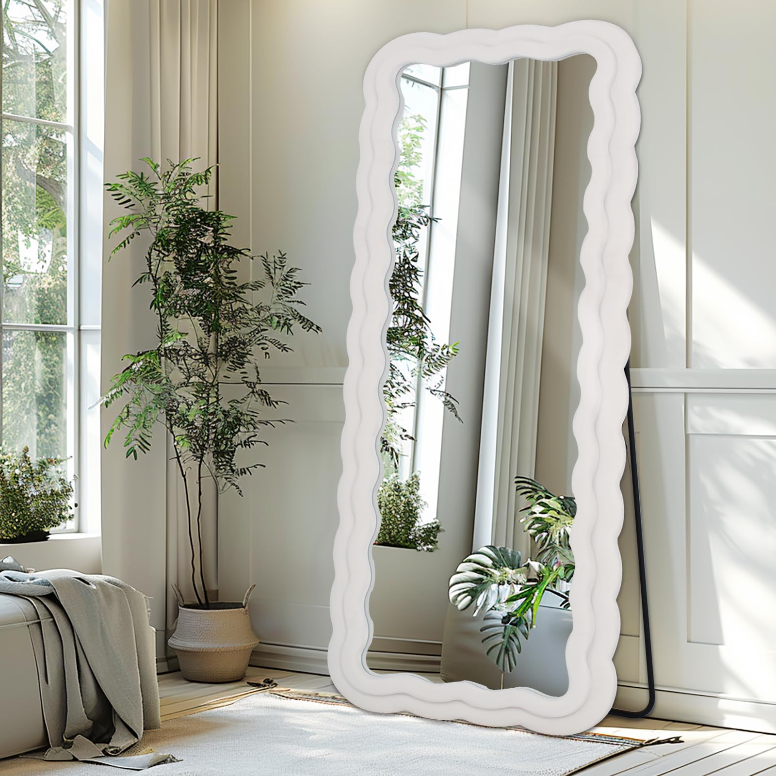 Irregular Full Body Mirror Wall Mounted Floor Mirror