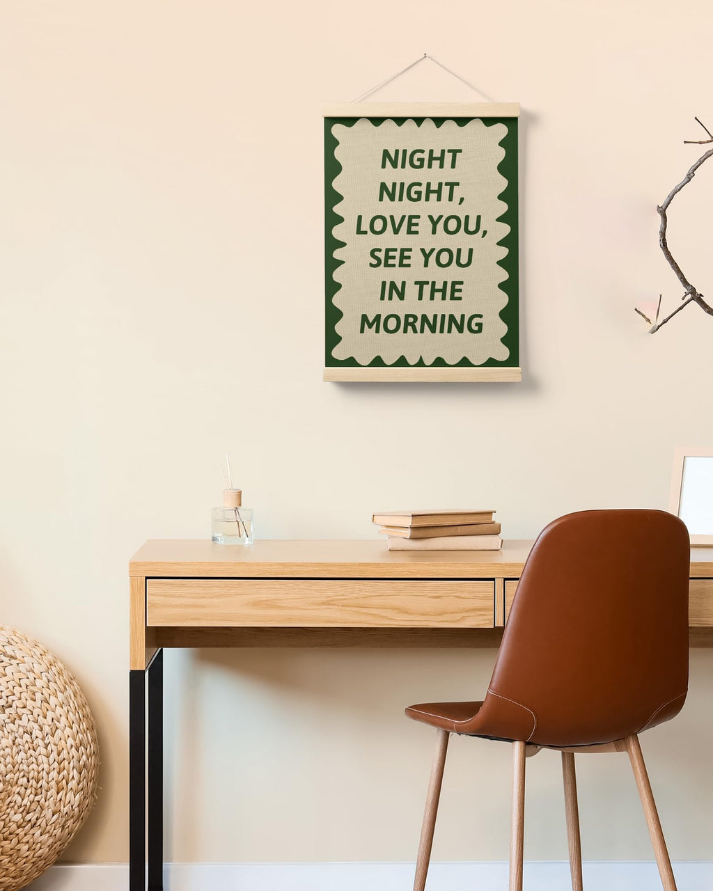 Trendy Preppy Poster Hanger Frame, Aesthetic Wall Art Decor