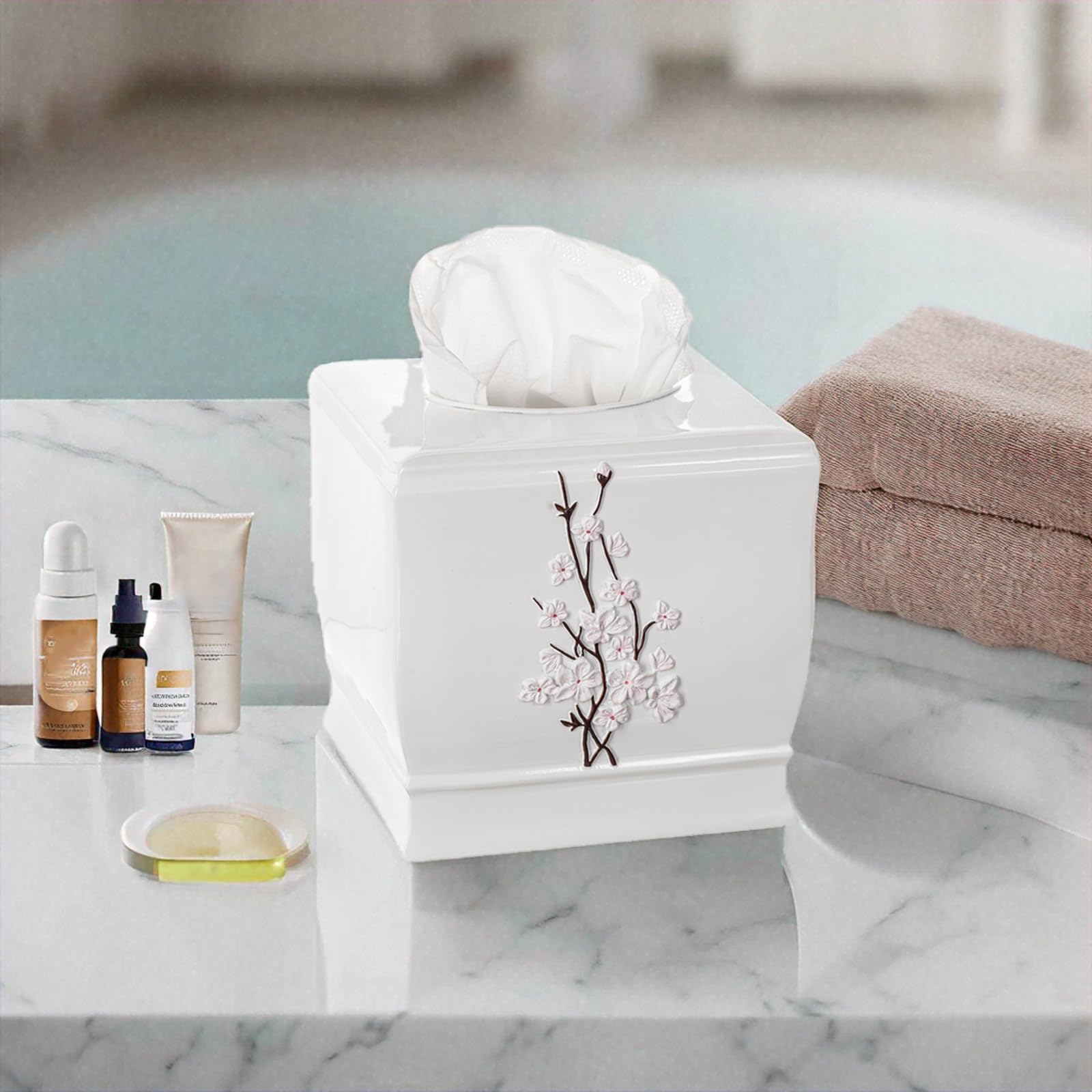 Modern Cherry Blossom Style Bathroom Accessories