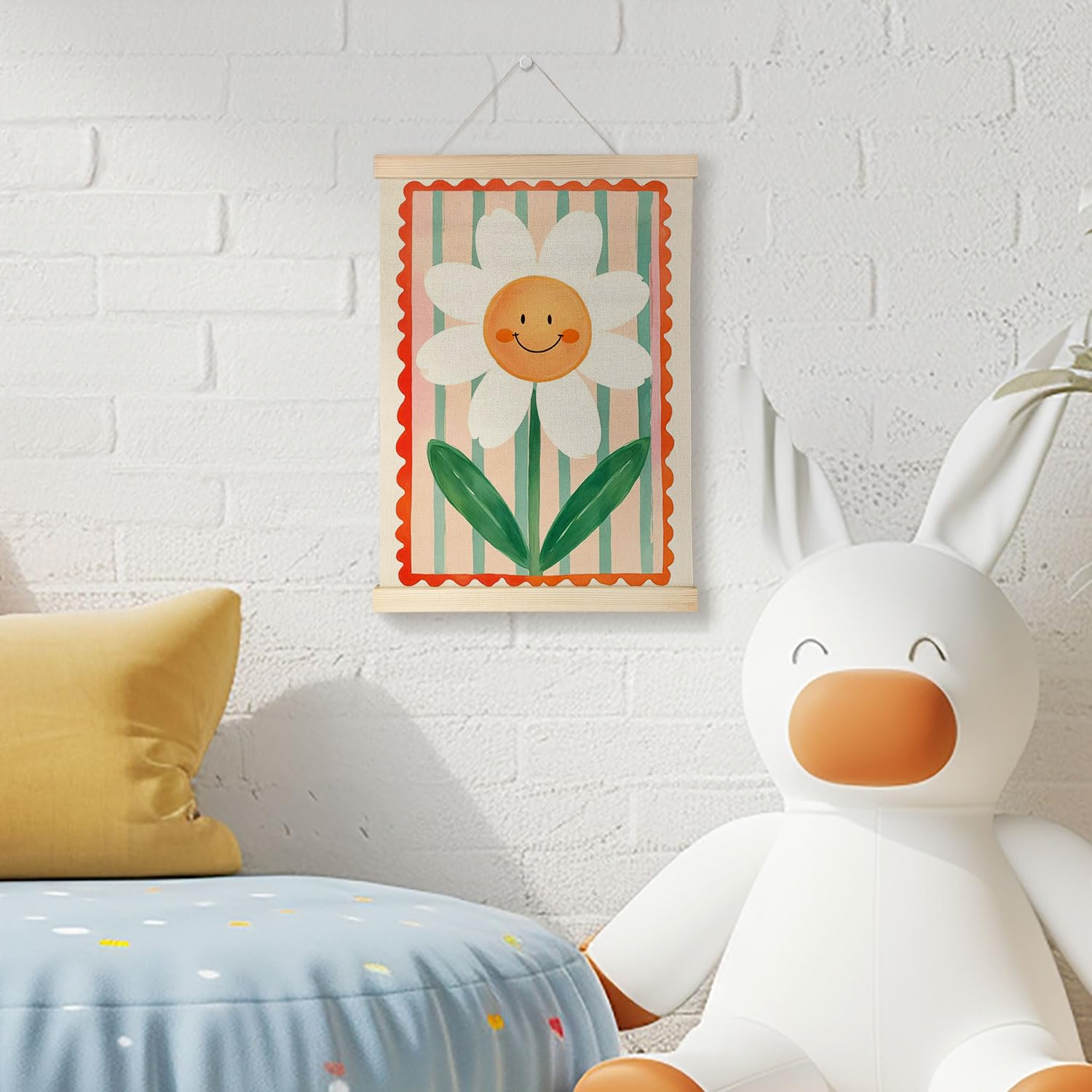 Coquette Teacher Wall Decor - Preppy Teacher Wall Art with Wooden Poster Hanger, for Office & Classroom, 12x16 Inch