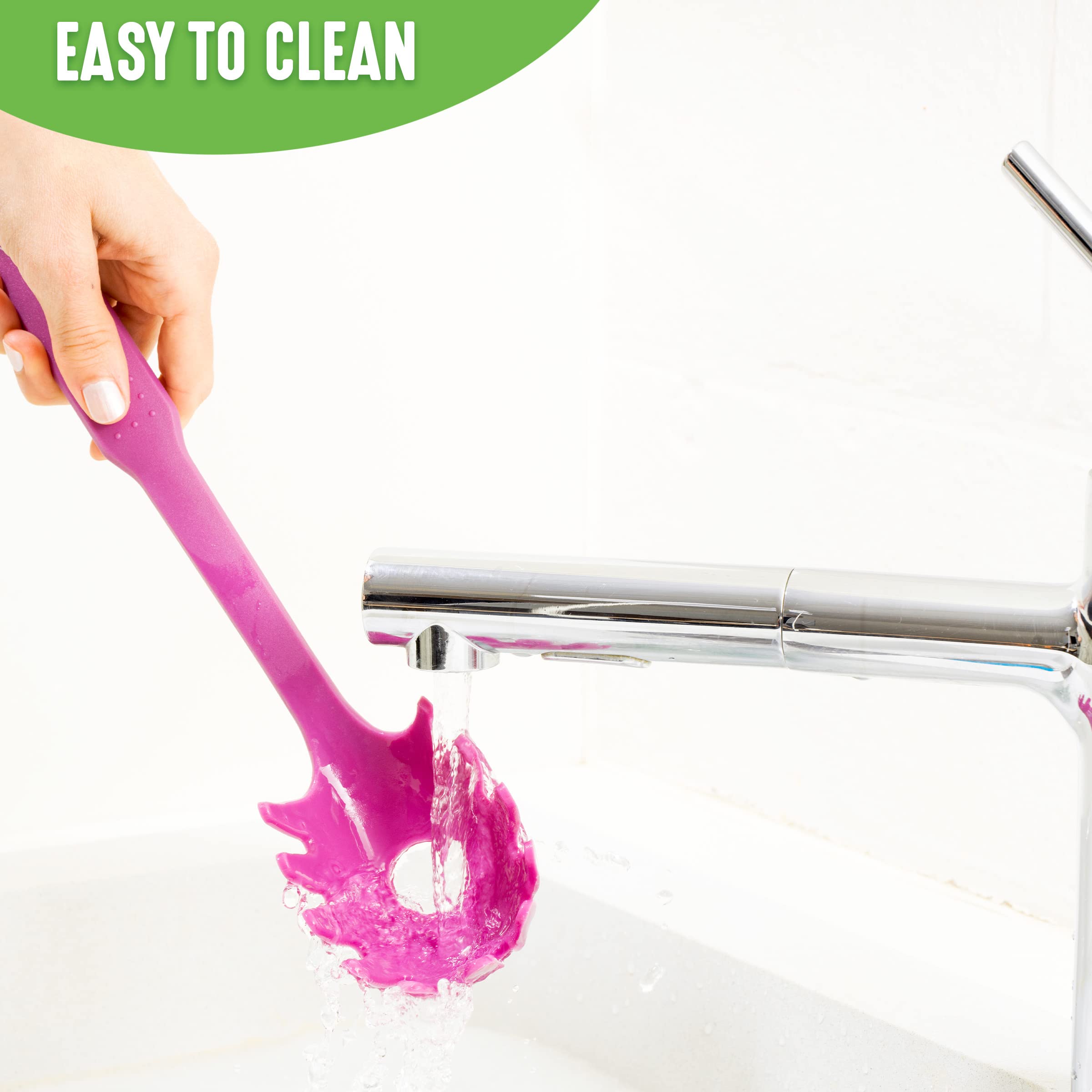 Cooking Tools and Utensils, 7 Piece Nylon Set including Spatulas Turner Spoons and Tongs, Dishwasher Safe