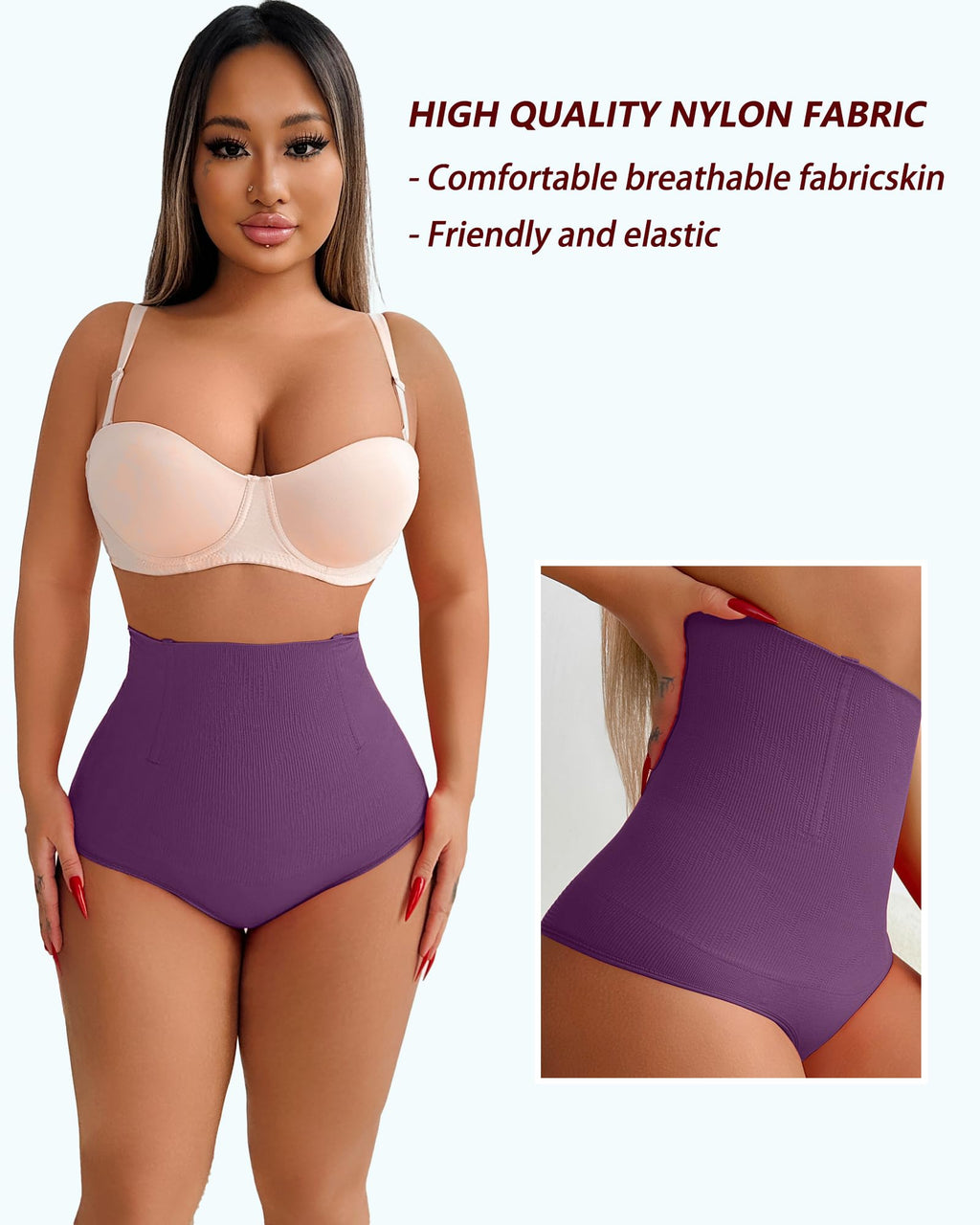 Shapewear Thong Shapewear Tummy Control Thong Shapewear for Women Stomach Girdle Thong Body Shaper Seamless Underwear